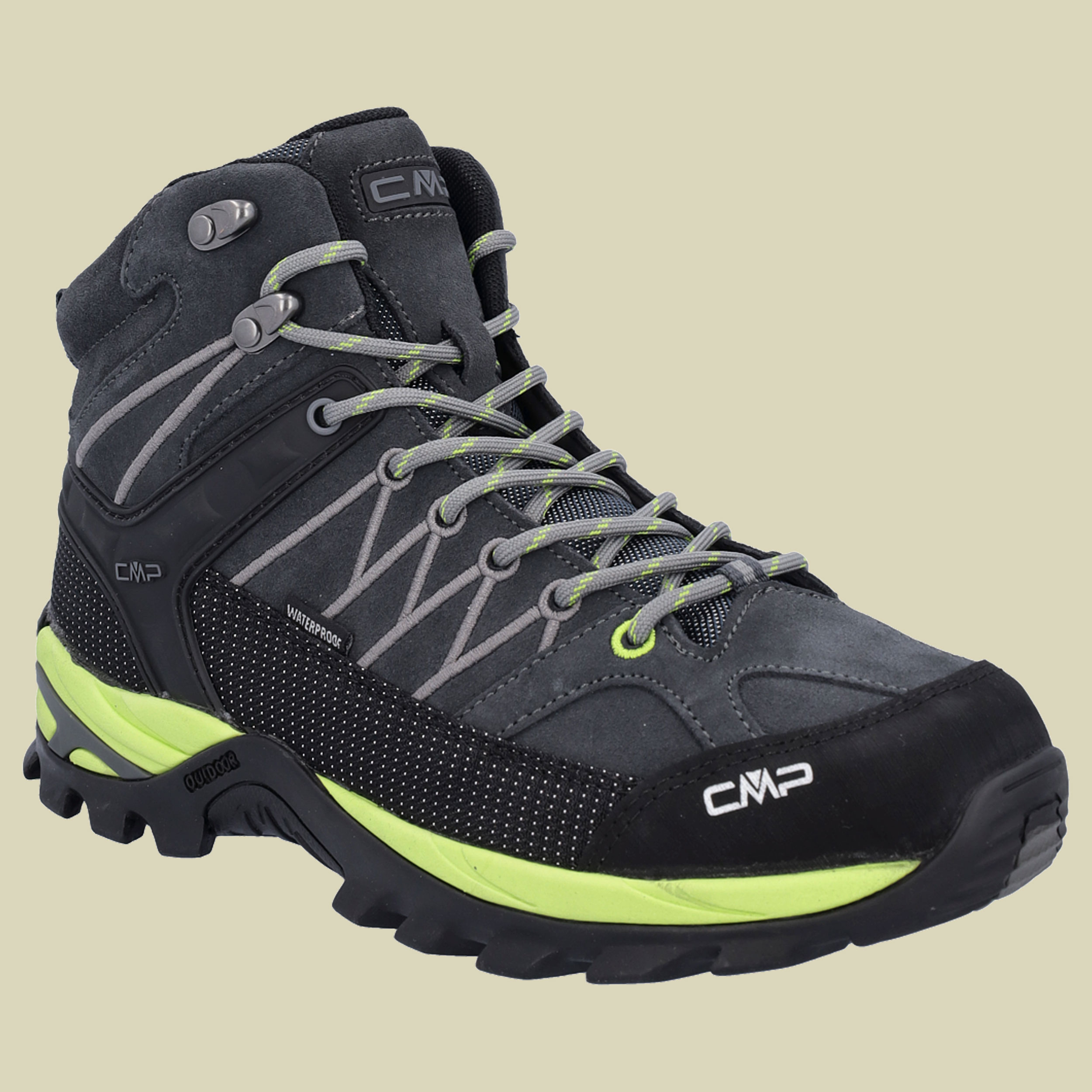 Rigel Mid Trekking Shoes WP Men Größe 47 Farbe 72UN anthracite-limegreen