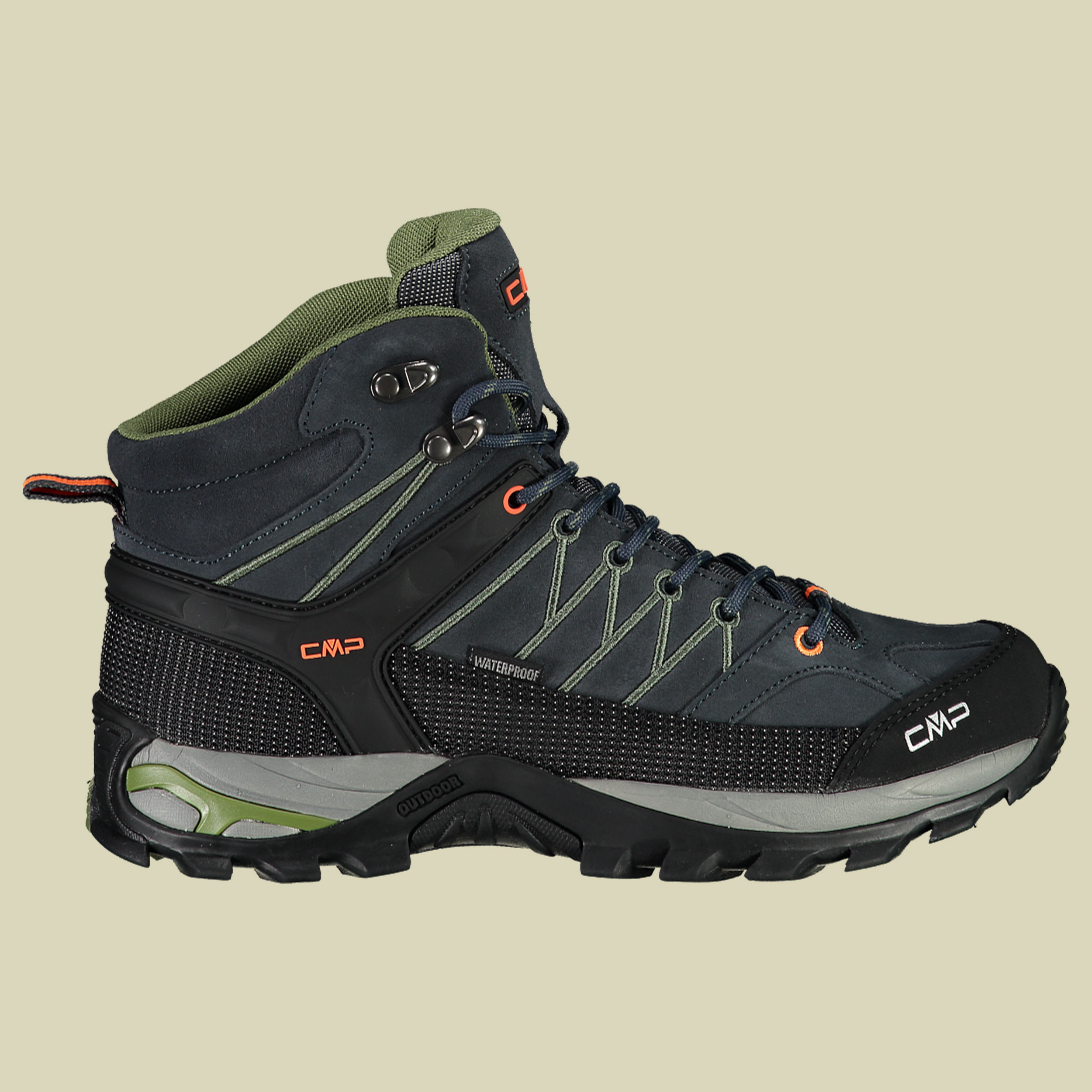 Rigel Mid Trekking Shoes WP Men Größe 46 Farbe 51UG anthracite-torba