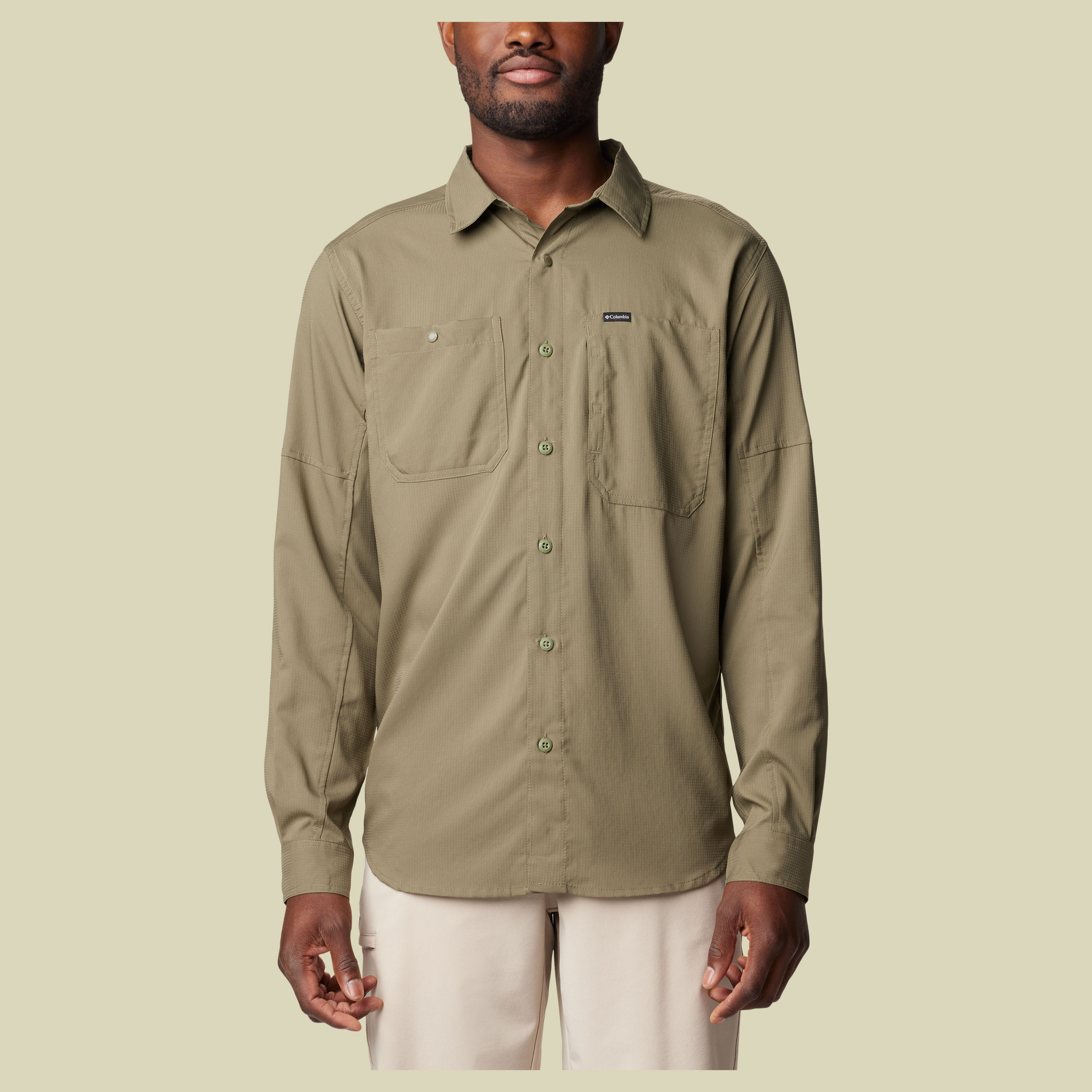 Silver Ridge Utility Lite Long Sleeve Shirt Men Größe S Farbe stone green