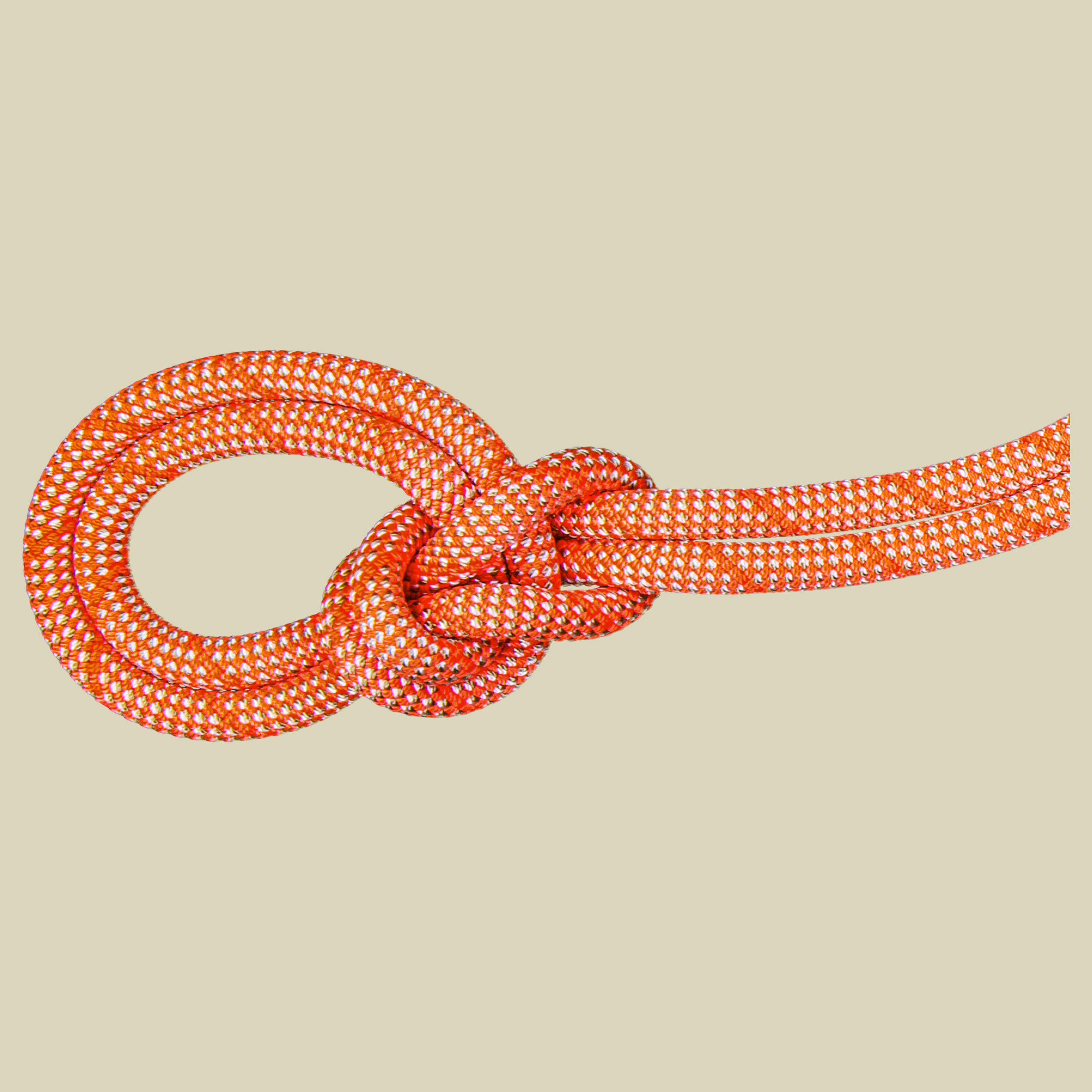 9.8 Crag Classic Rope Länge 50 m Farbe Classic Standard orange-white