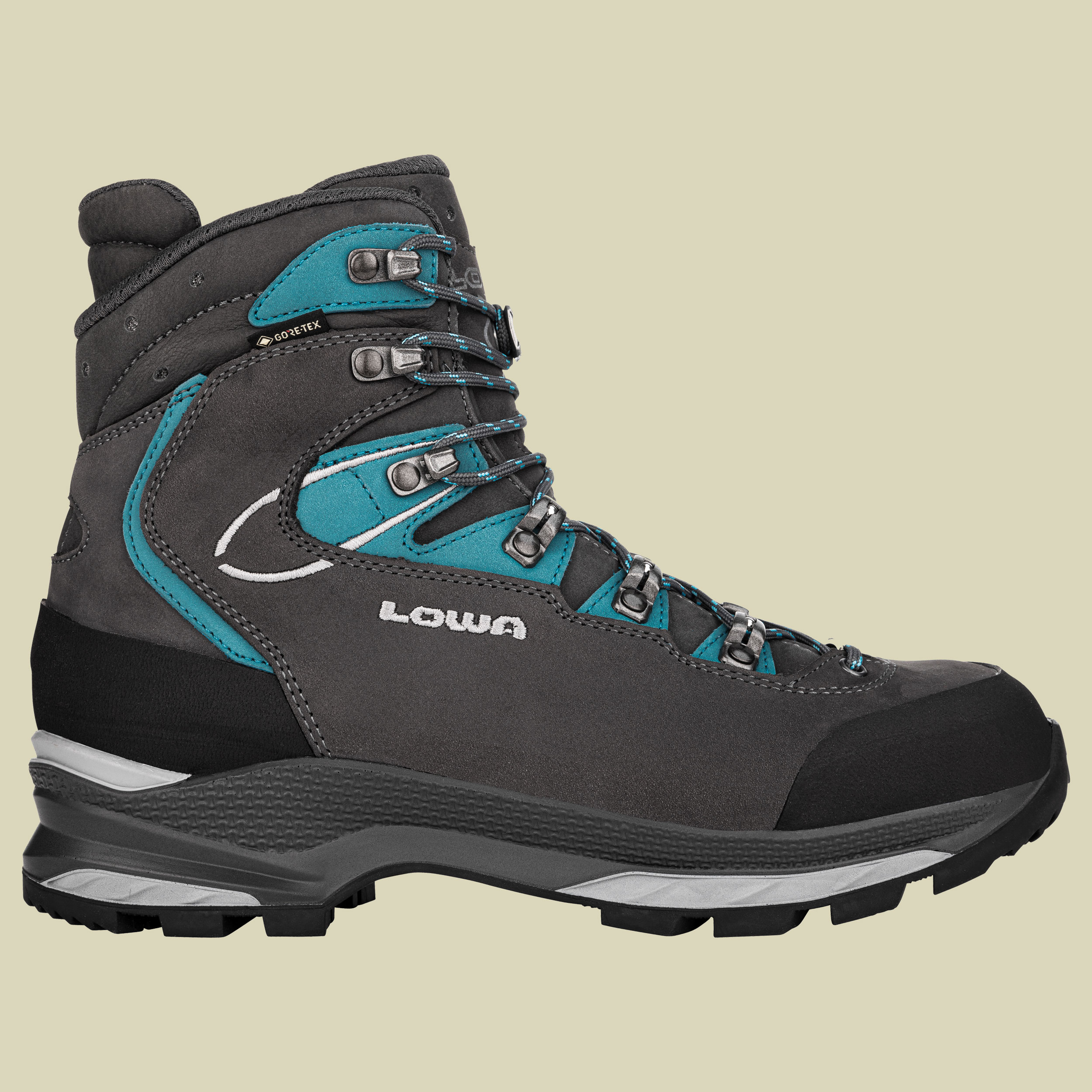 Mauria Evo GTX Wide Women UK 6 grau - anthrazit/türkis