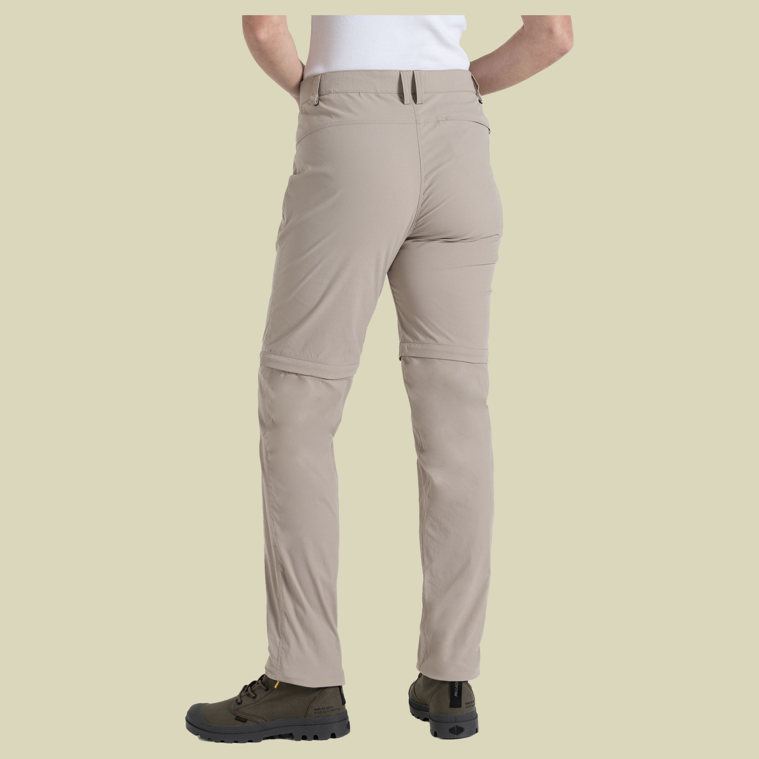 NosiLife Pro Convertible Trousers III Women 38 long beige - soft mushroom (UK 11 long)