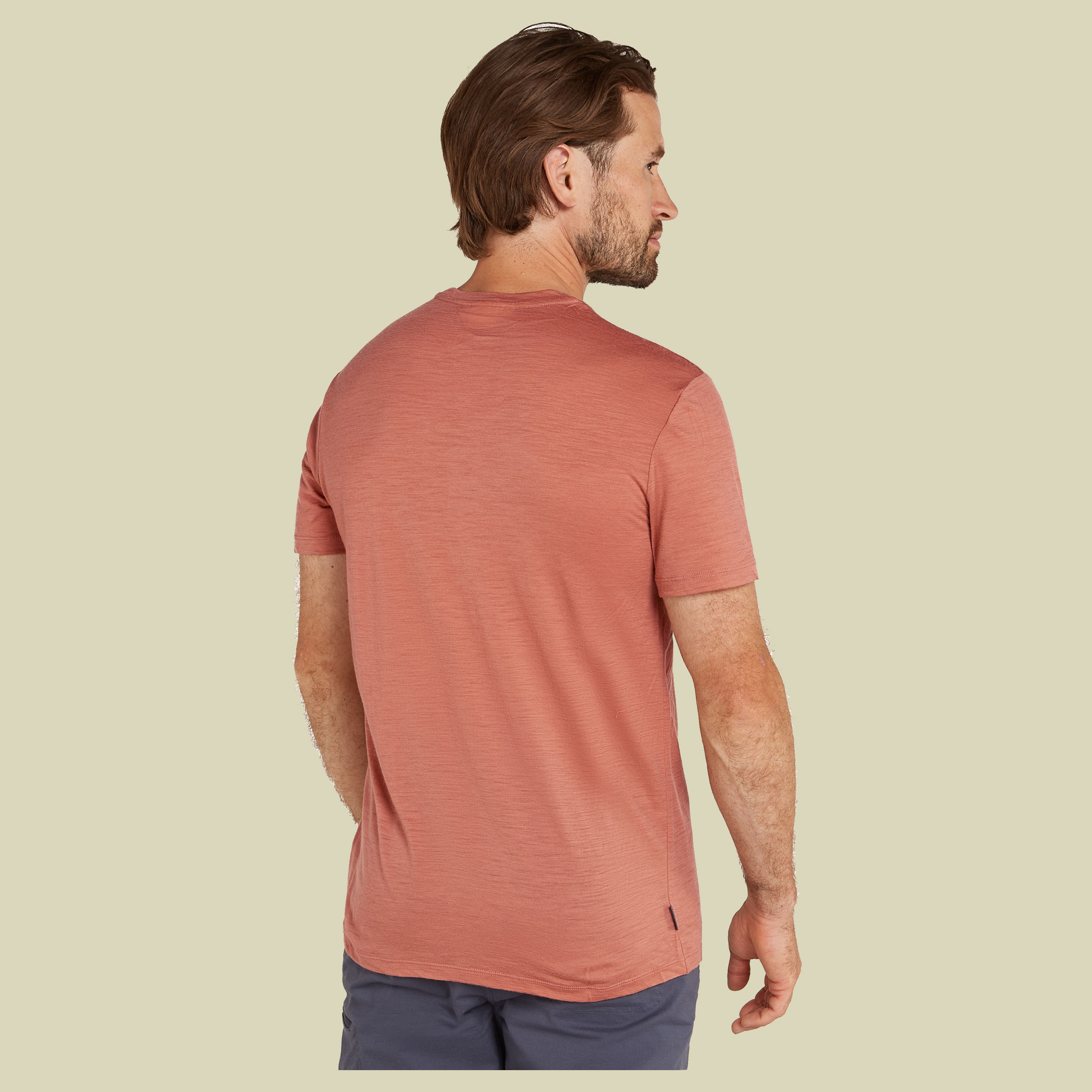 Merino 150 Tech Lite SS Tee Camping Essentials Men L braun - cedar wood