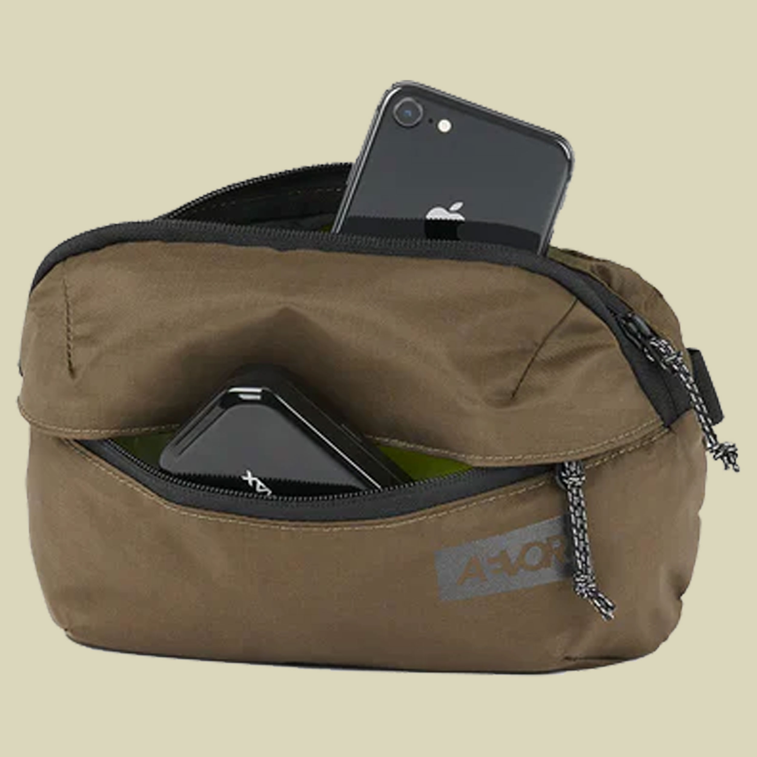 Hip Bag Ease 2 L braun - ripstop olive gold