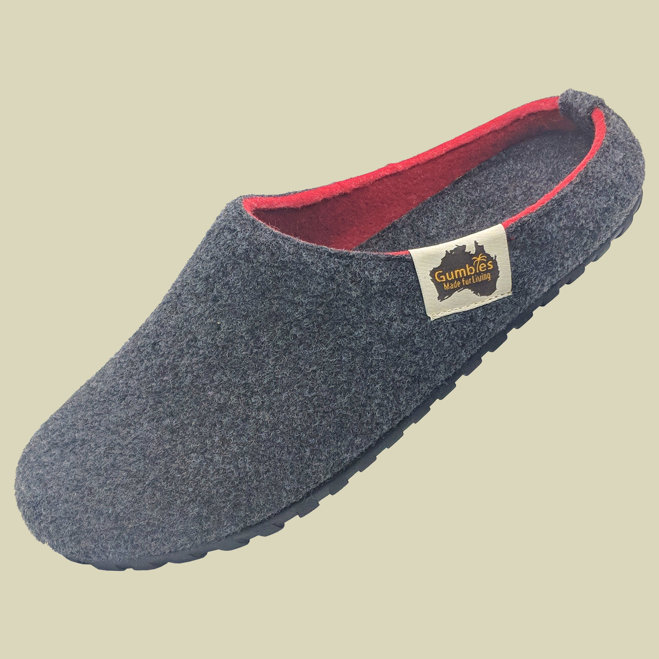 Outback Slipper Women Größe 38 Farbe charcoal/red