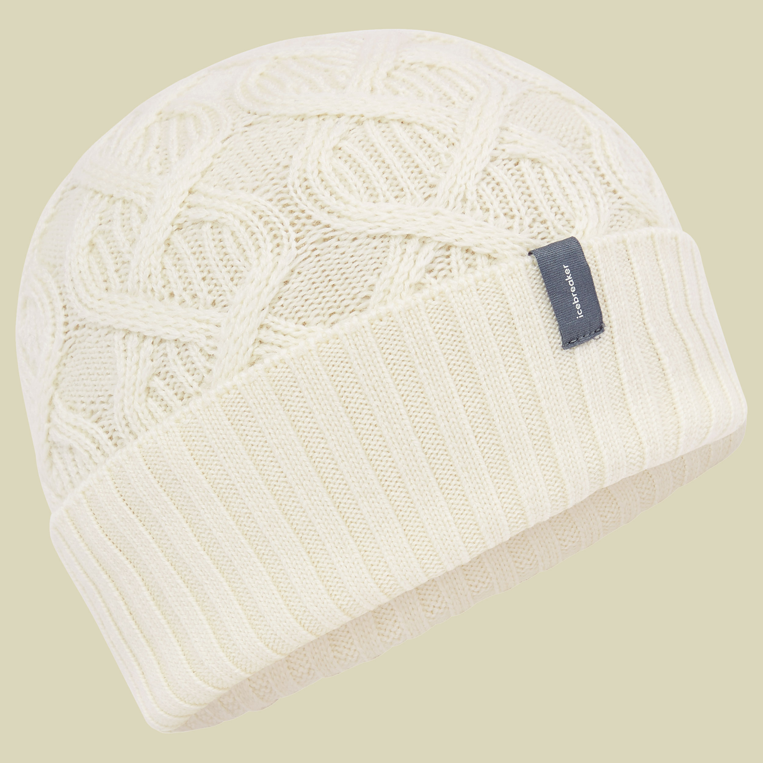 Merino Cable Knit Beanie Unisex