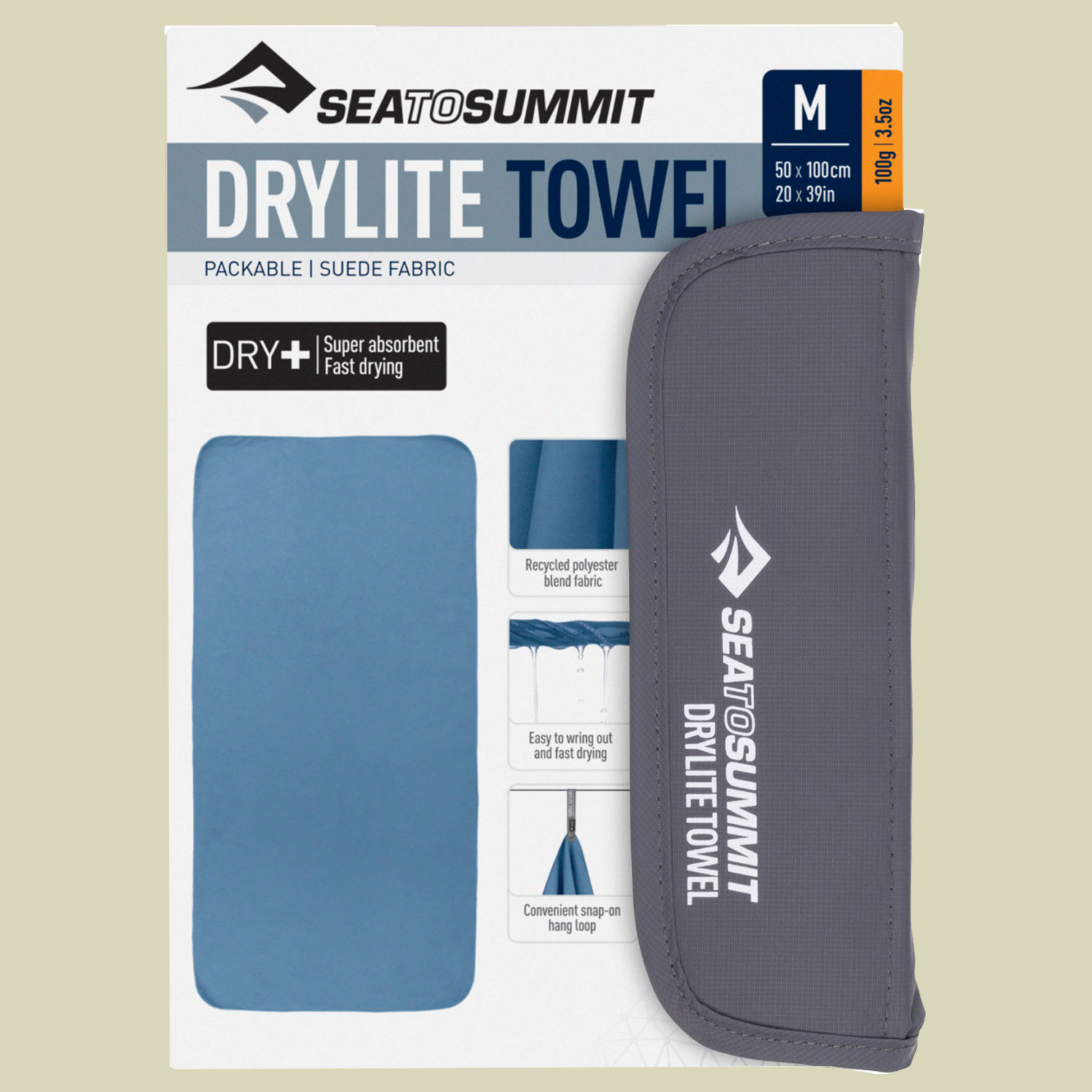 Drylite Towel Größe M Farbe moonlight