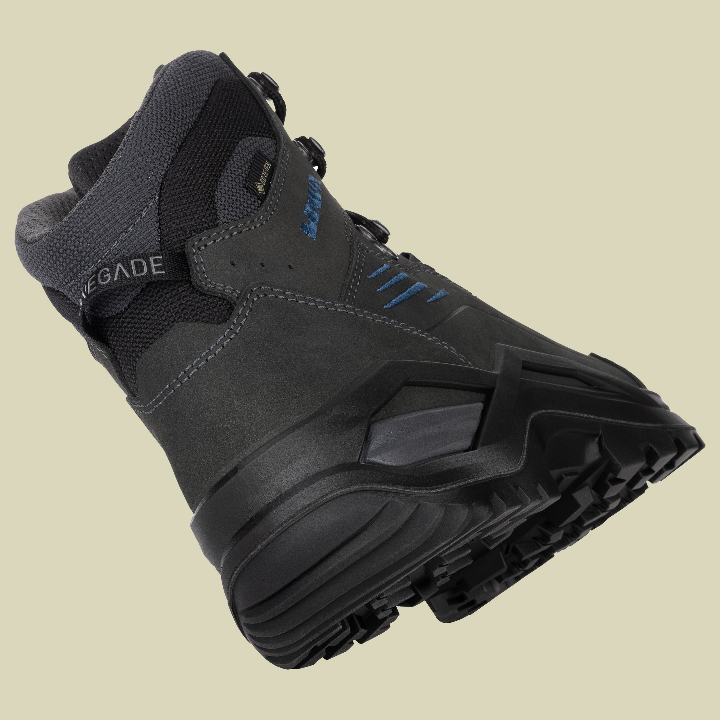 Renegade Evo GTX Mid Wide Men UK 10 grau - anthrazit/stahlblau