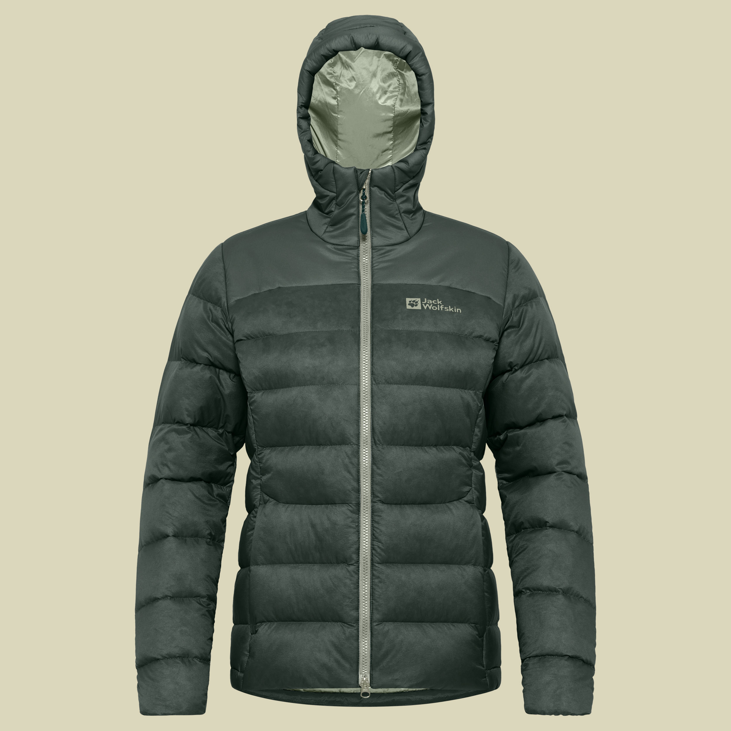 Nebelhorn Down Hoody Women grün S - slate green