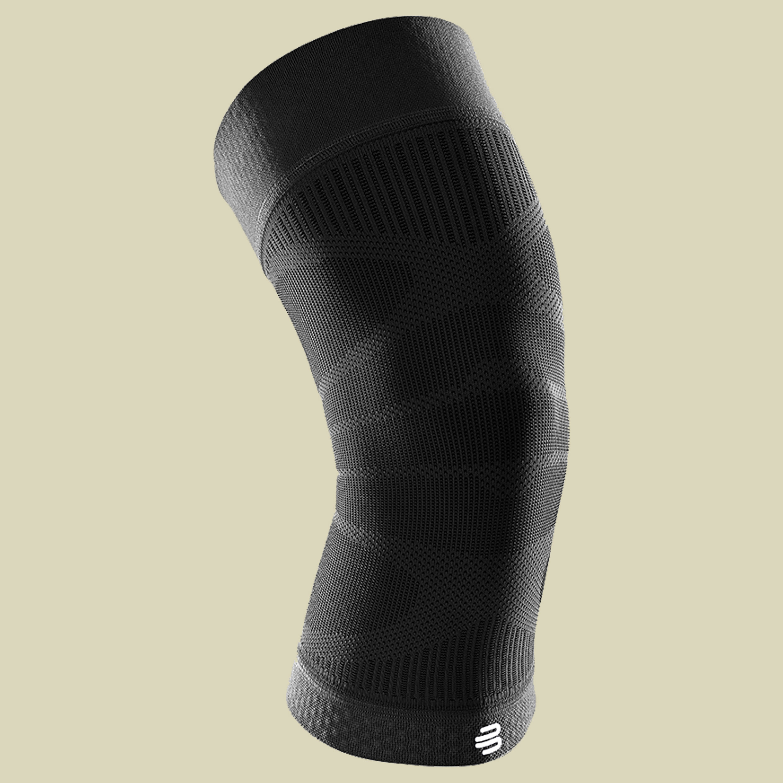 Sports Compression Knee Support S schwarz - black