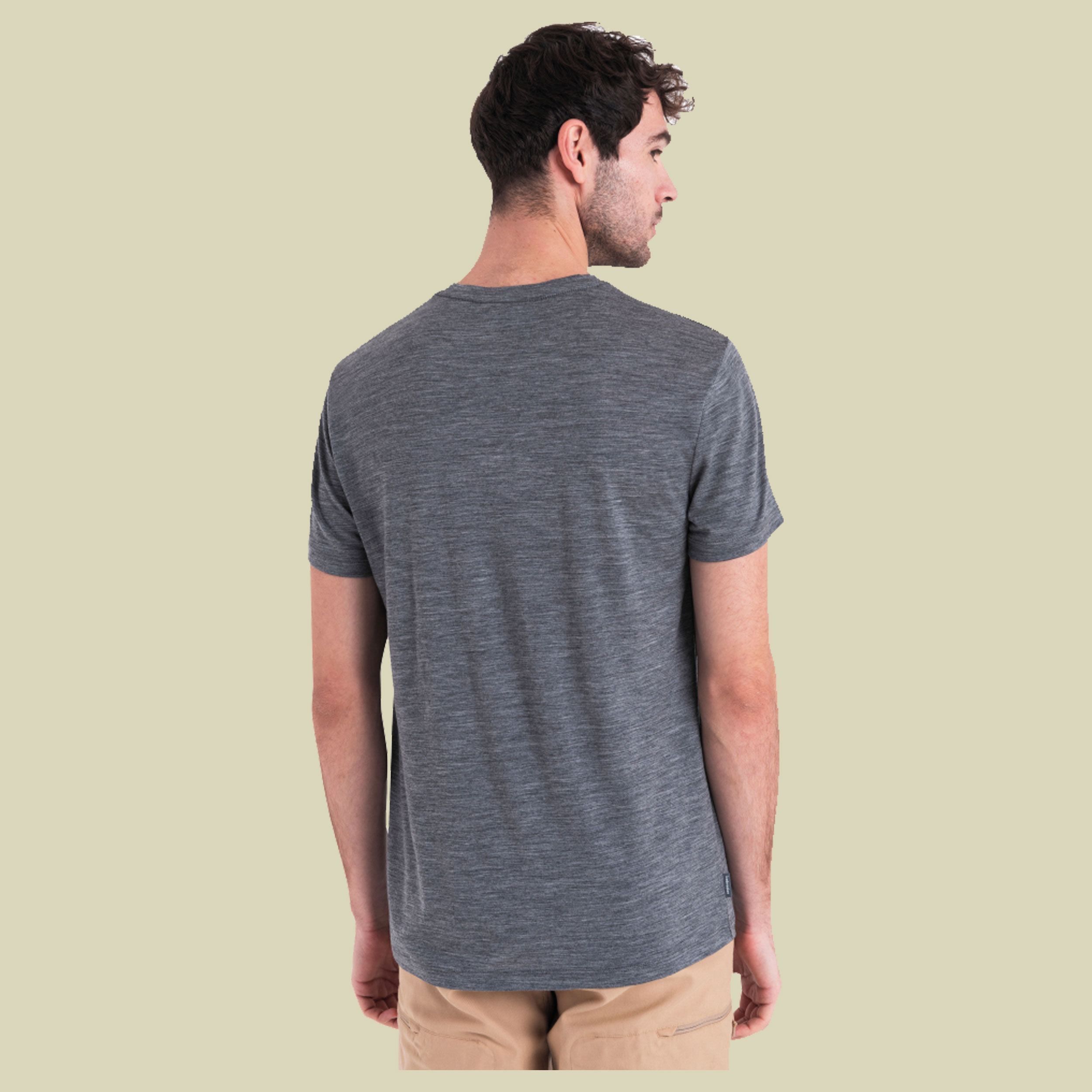 Merino 150 Tech Lite III SS Tee Men L grau - gritstone HTHR-013