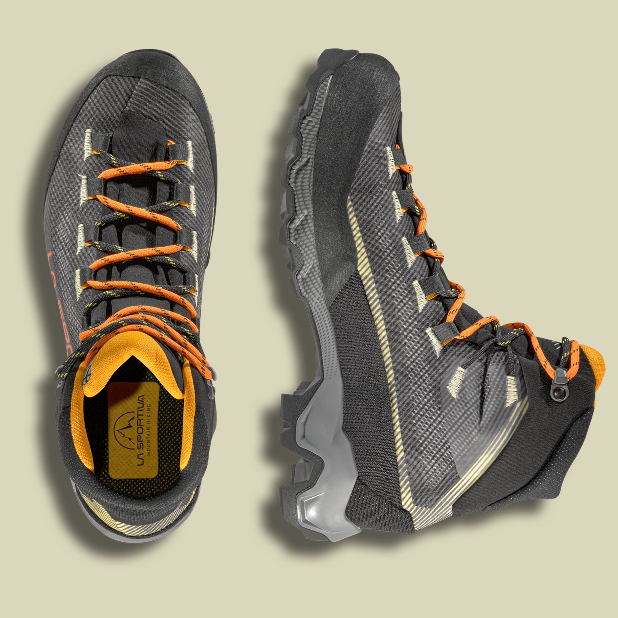 Aequilibrium Hike GTX Men 42,5 grau - carbon/papaya