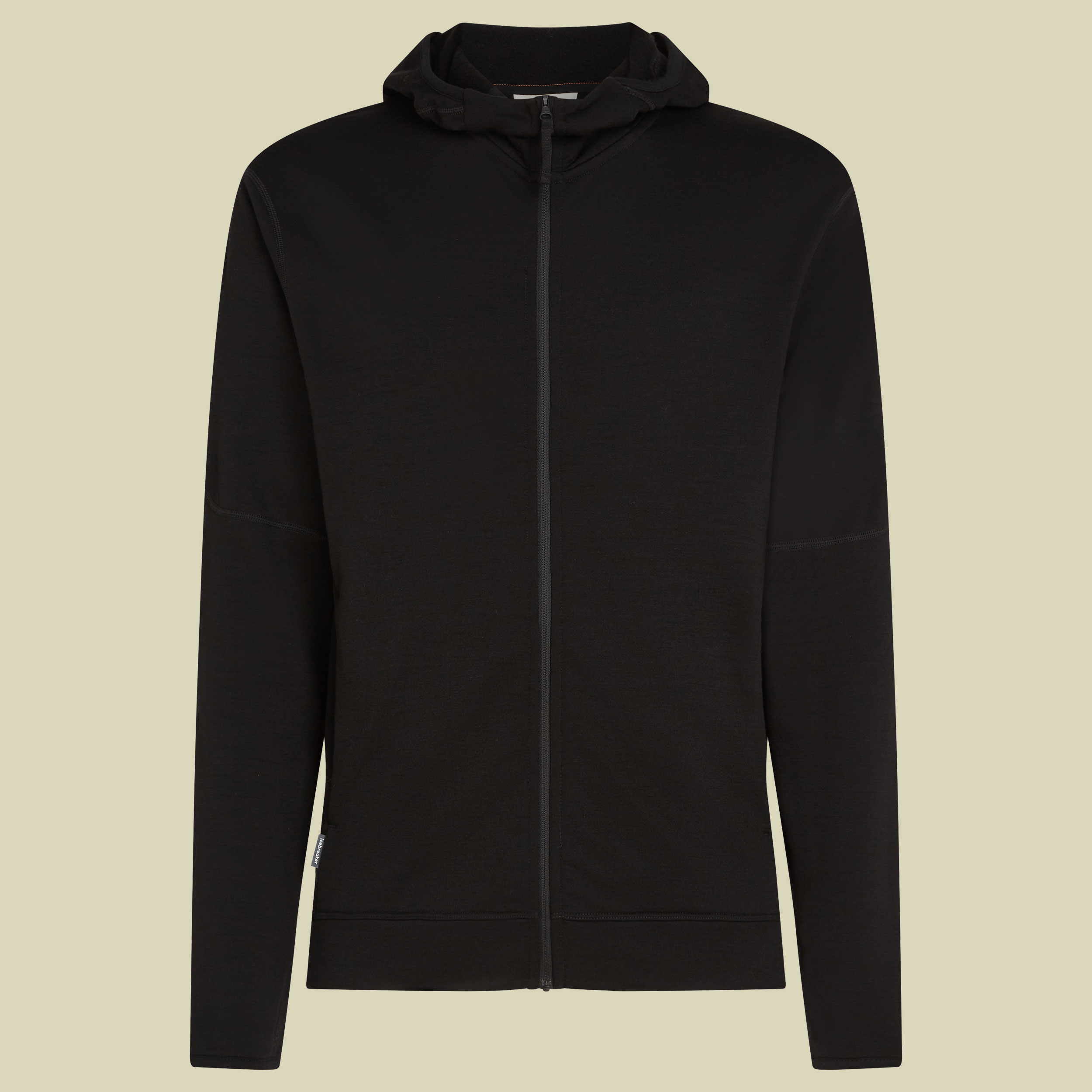 Merino 360 RealFleece Elemental LS Zip Hoodie Men M schwarz - black