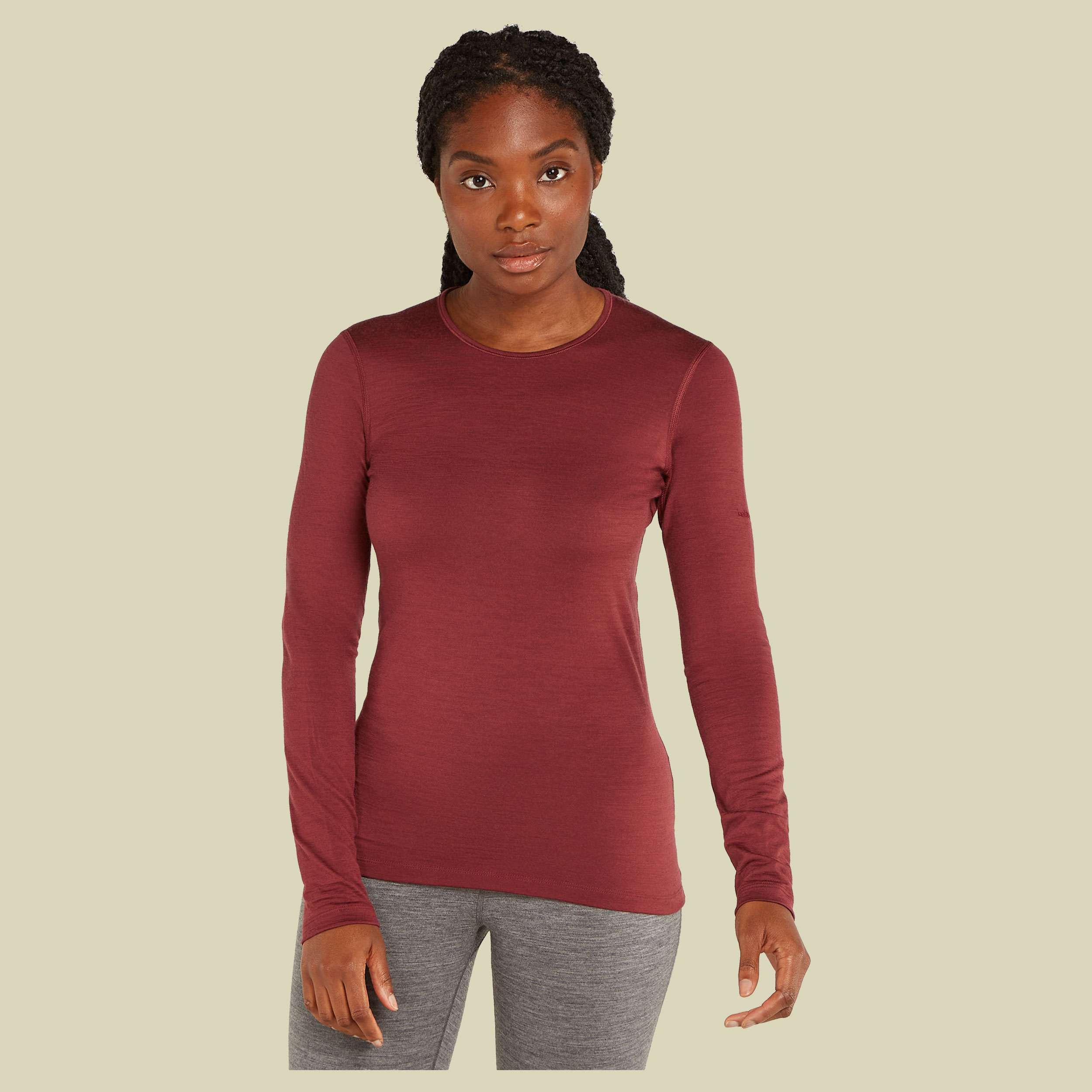 Oasis LS Crewe 200 Women braun M - port