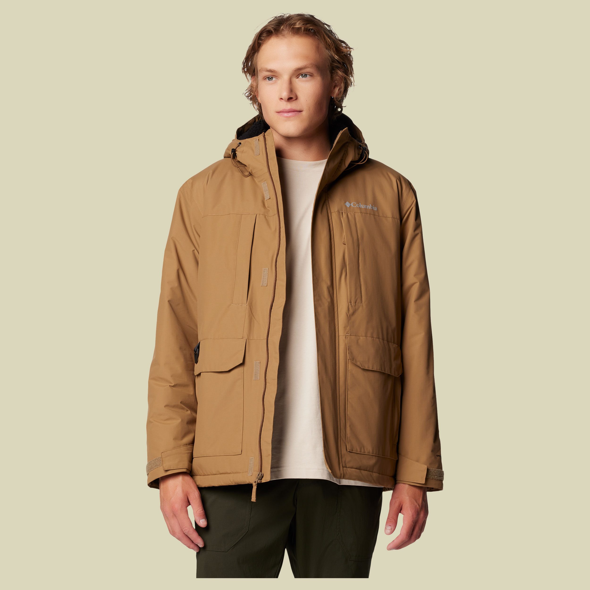 Landroamer Sherpa Lined Jacket Men S braun - Farbe delta