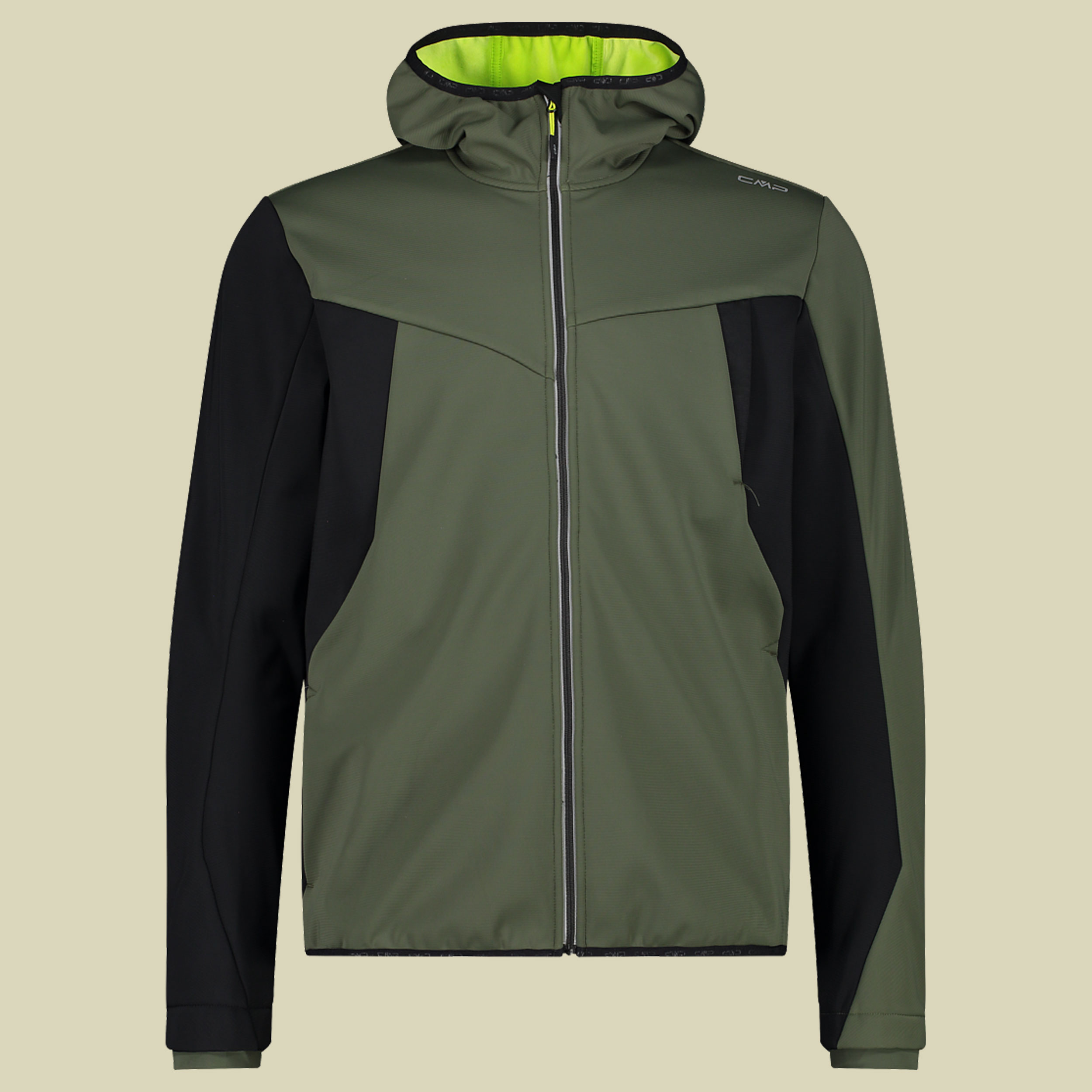 Man Jacket Fix Hood Softshell 33A2867