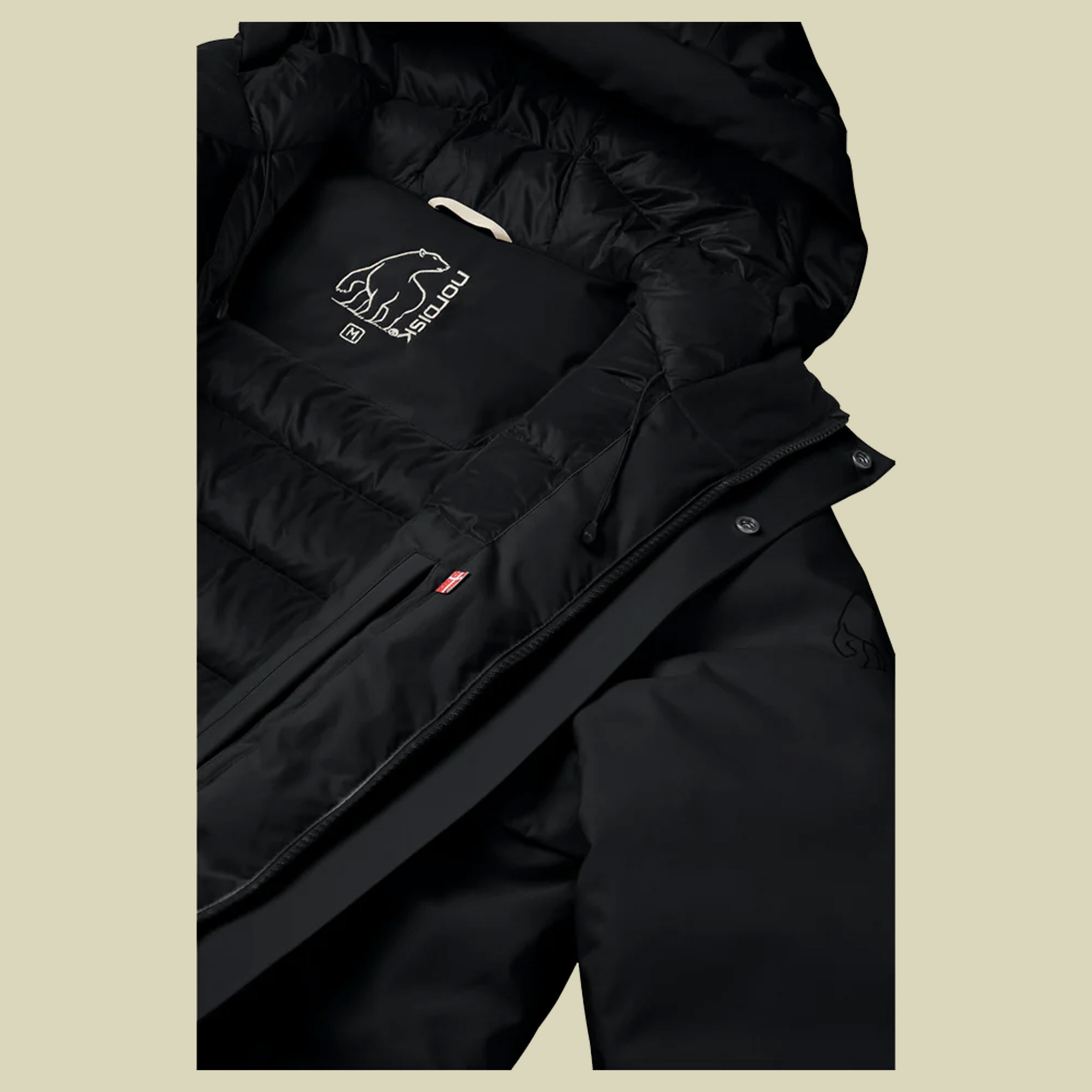 Lumi W`s Down Parka L schwarz - black