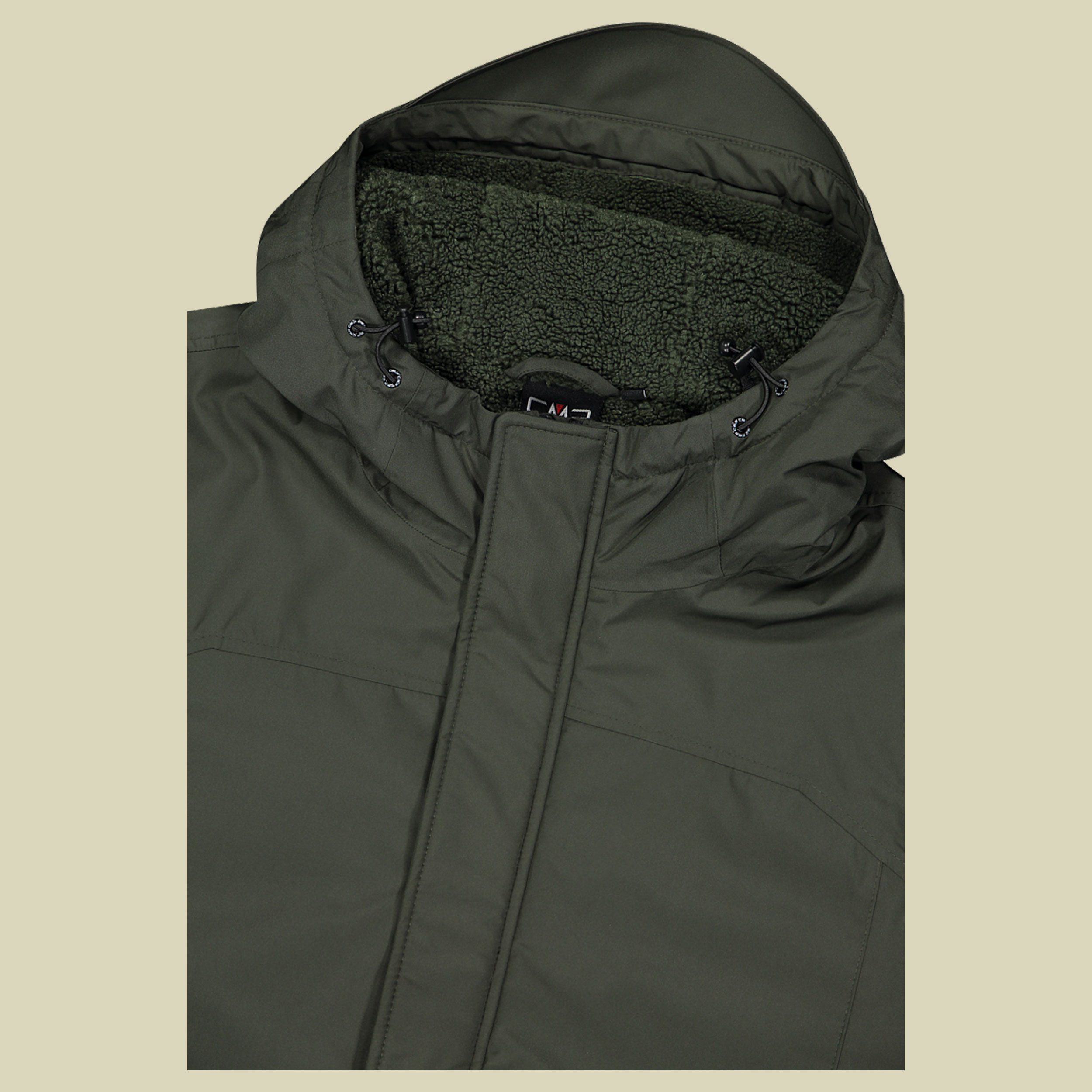 Man  Parka Fix Hood 58 grün - Farbe forest