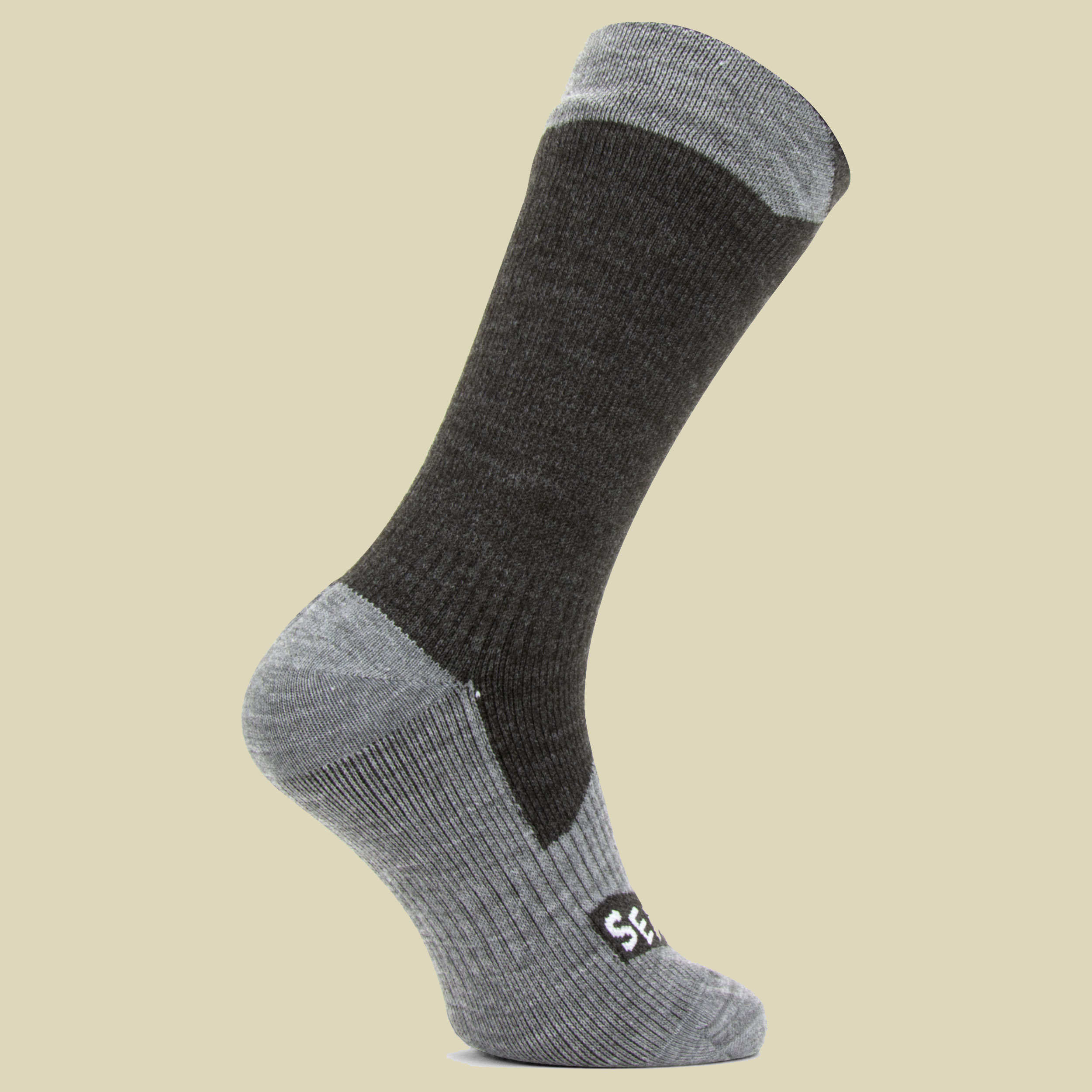 Waterproof All Weather Mid Length Sock Größe S (36-38) Farbe black/grey marl