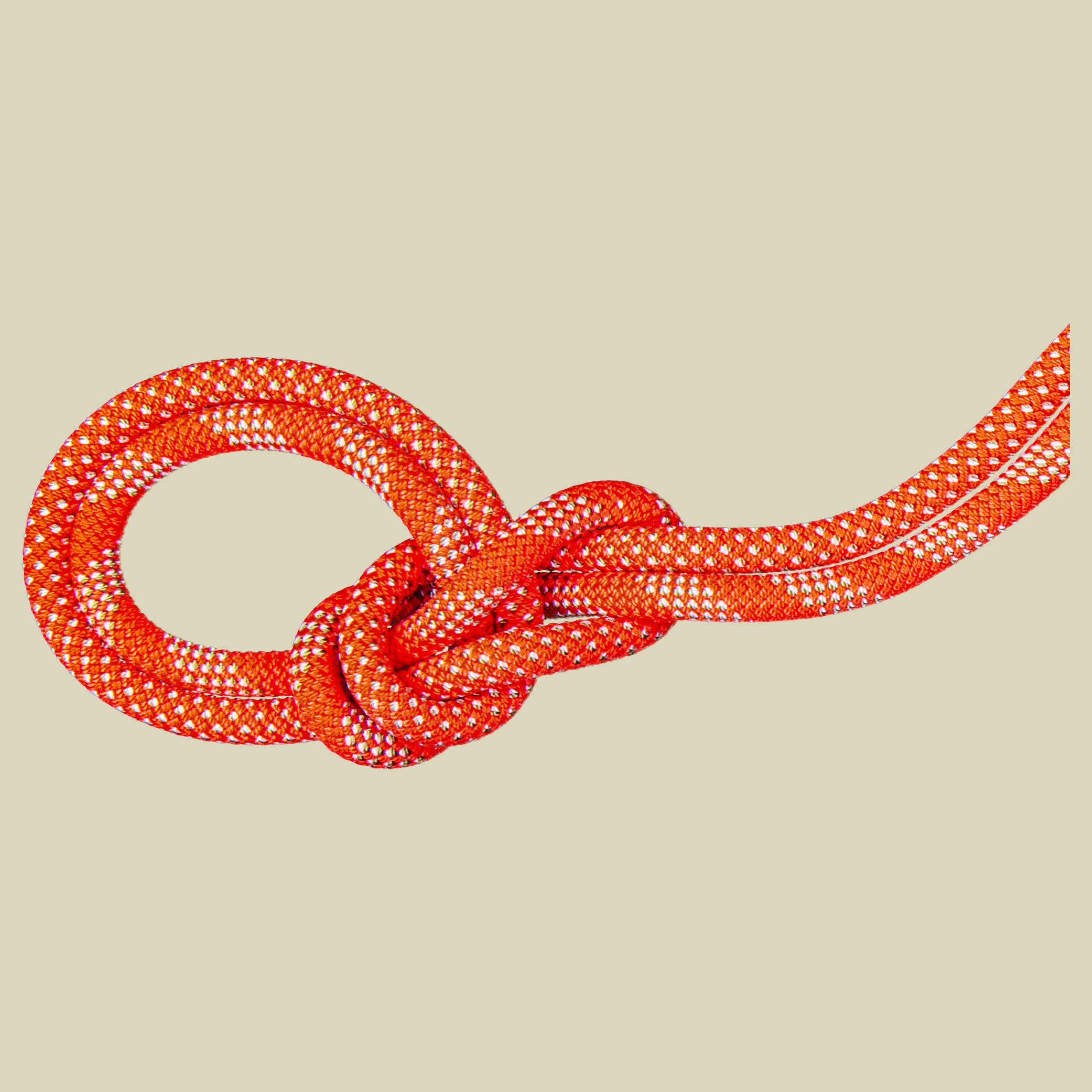 9.8 Crag Classic Rope orange 60 m - Duodess vibrant orange/white