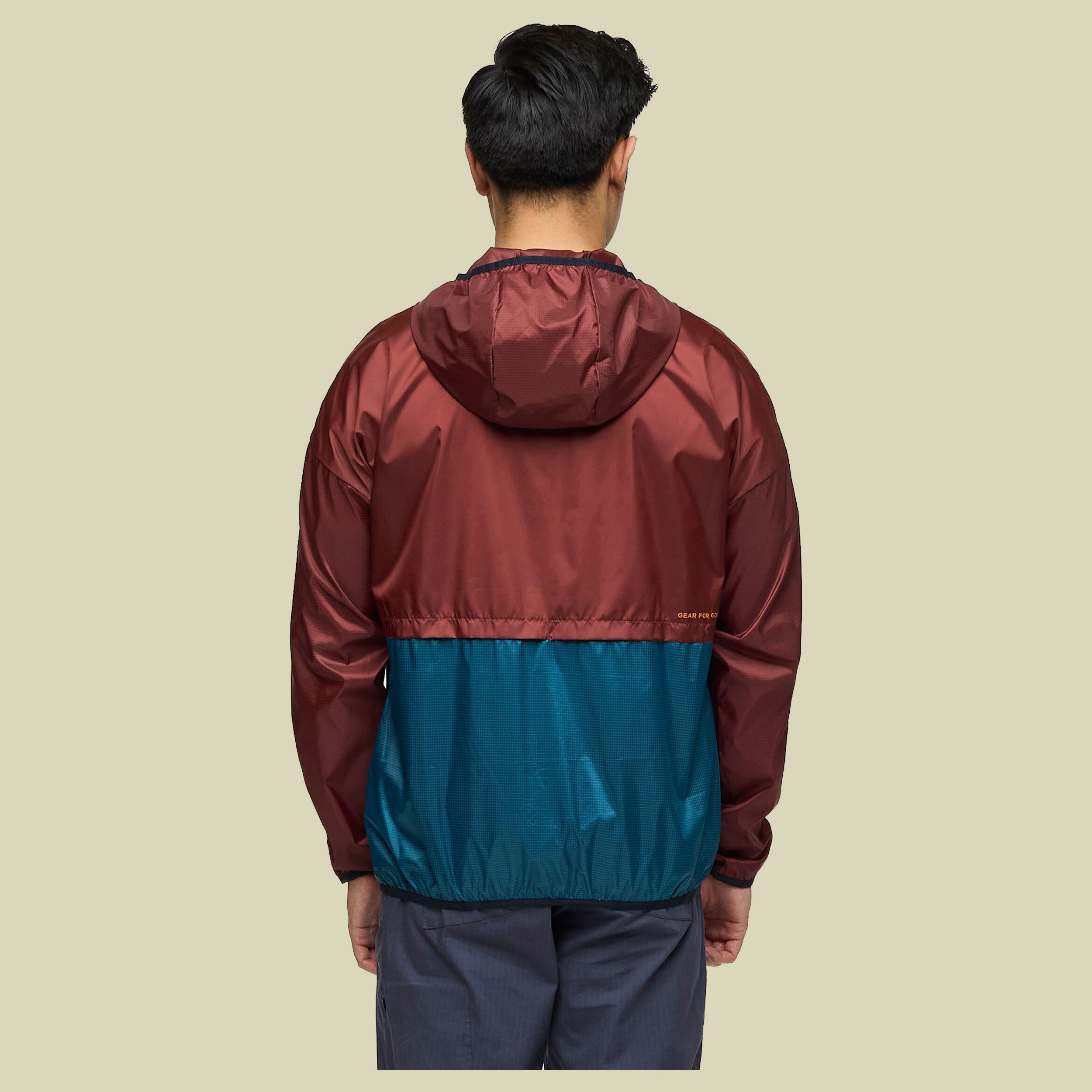 Teca Half-Zip Windbreaker Men L rot - Farbe riverbend