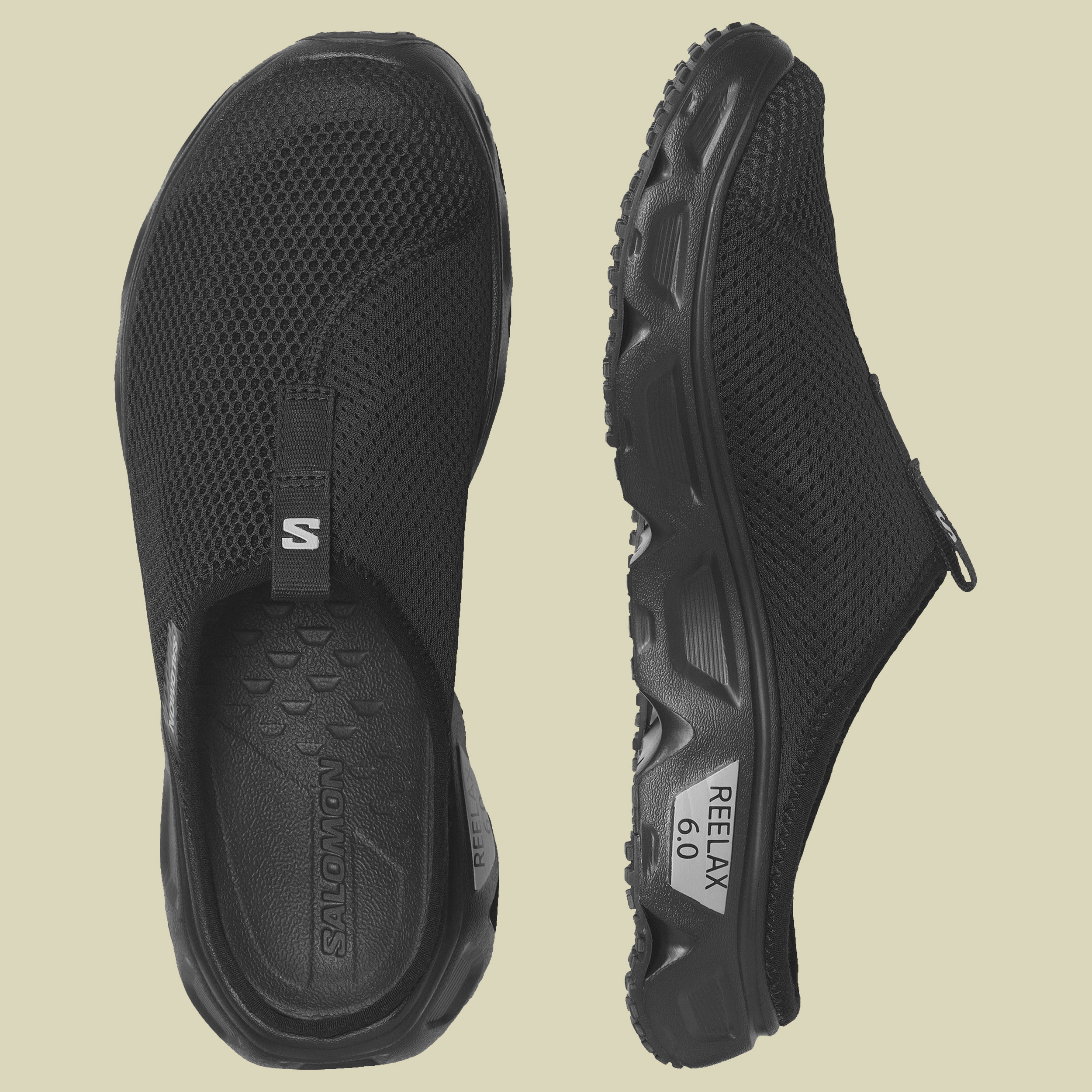 Reelax Slide 6.0 Men UK 8 schwarz - black/black/alloy