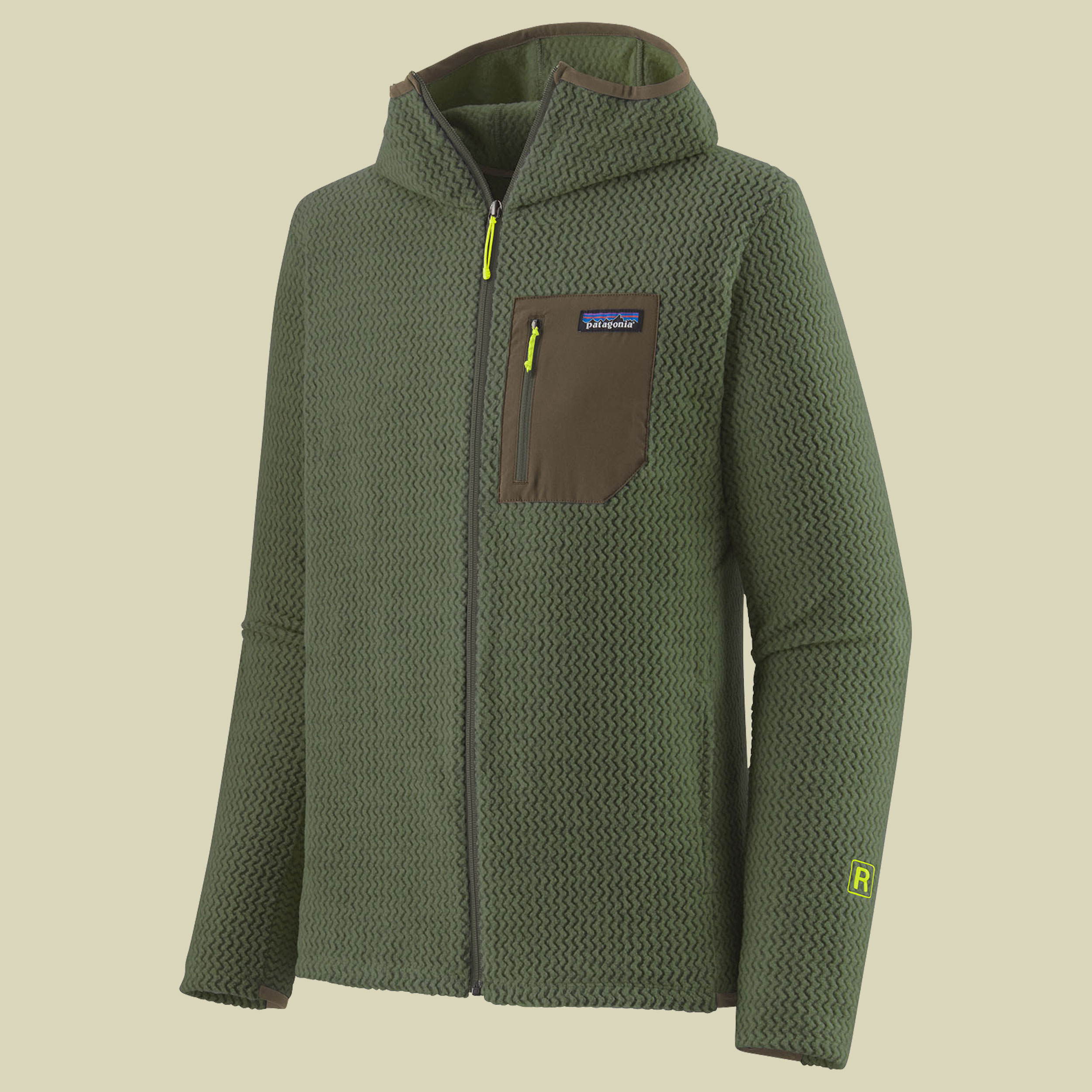 R1 Air Full-Zip Hoody Men grün XL - torrey pine green