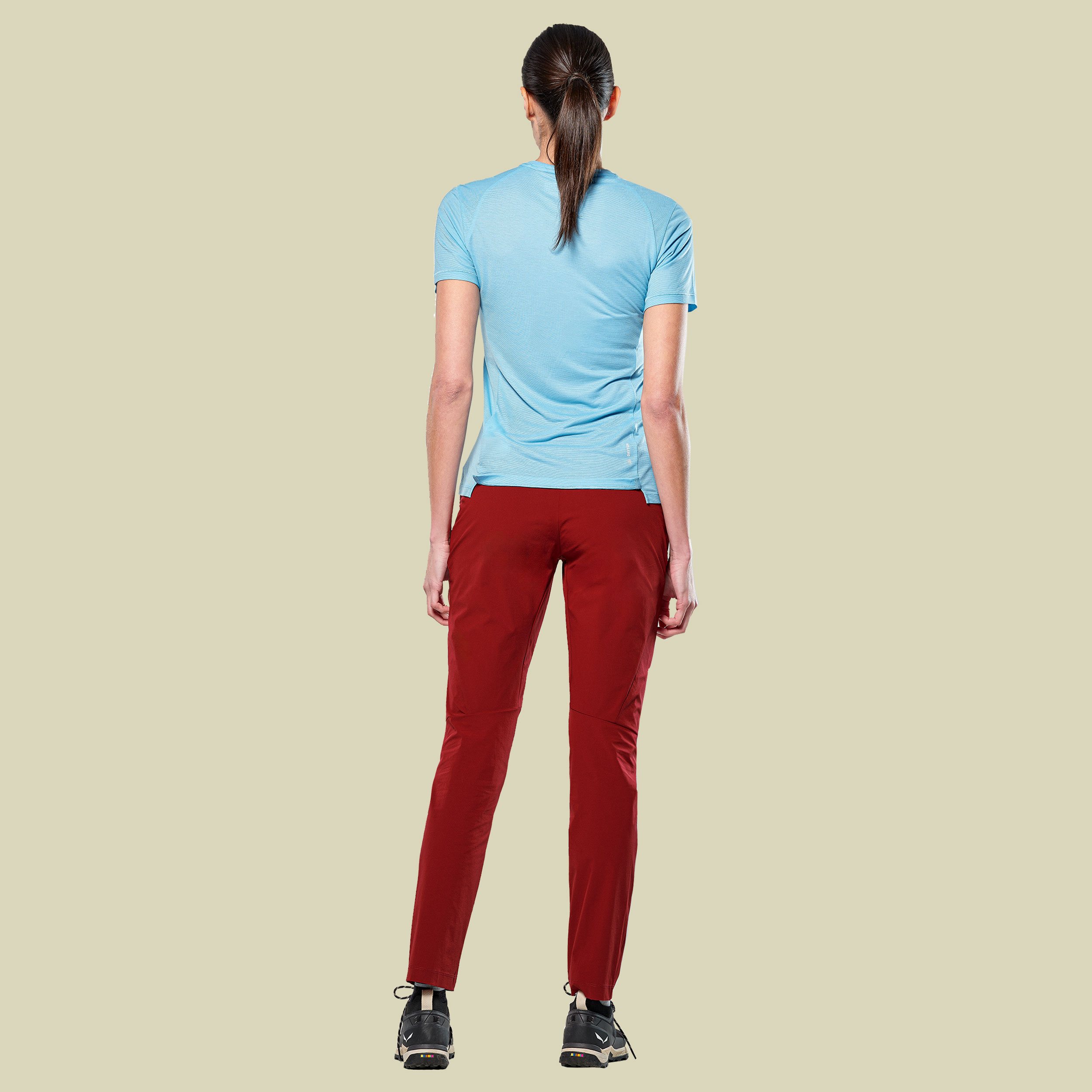 Puez Dry T-Shirt Women 38 blau - air blue