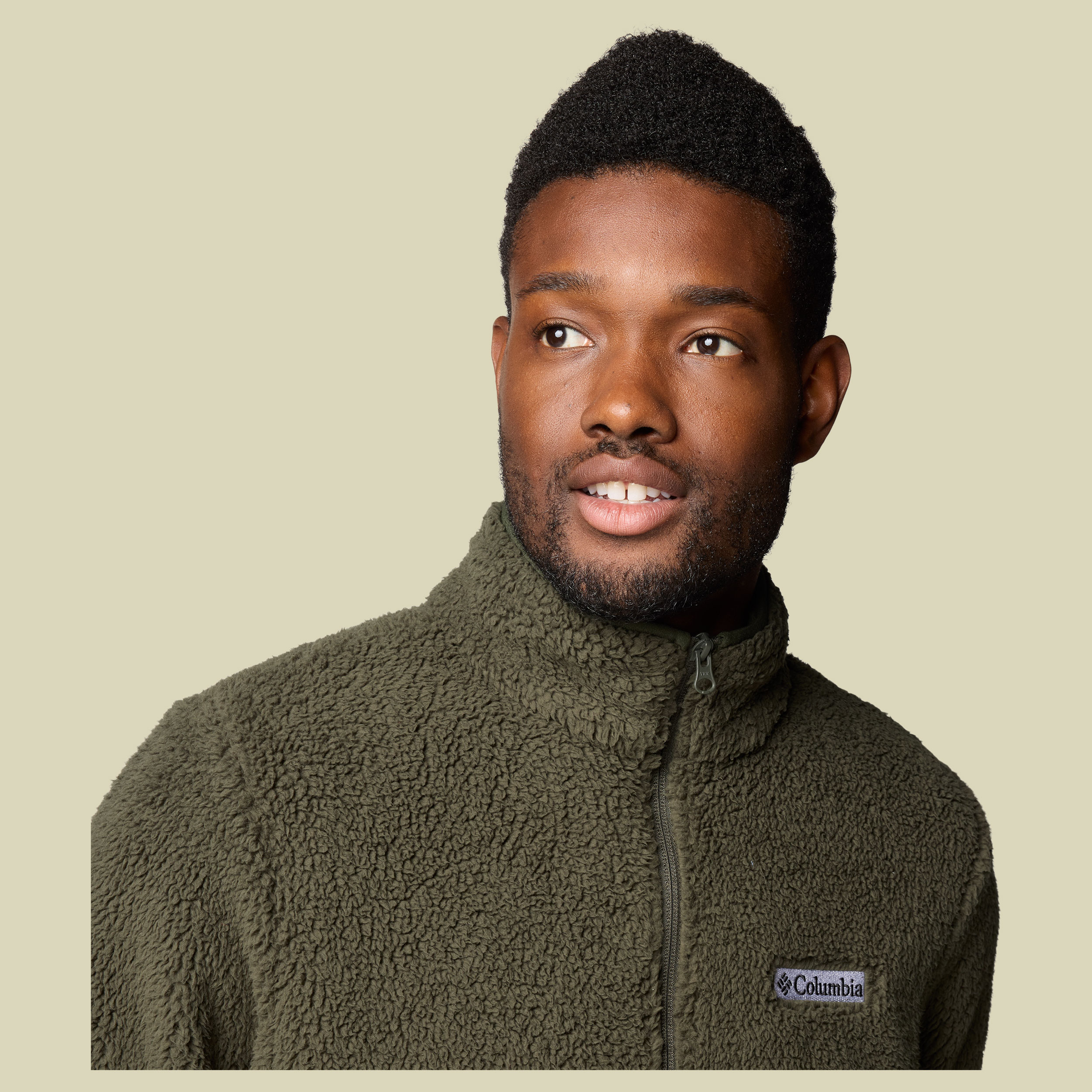 Rugged Ridge III Sherpa Full Zip Men grün L - Farbe greenscape