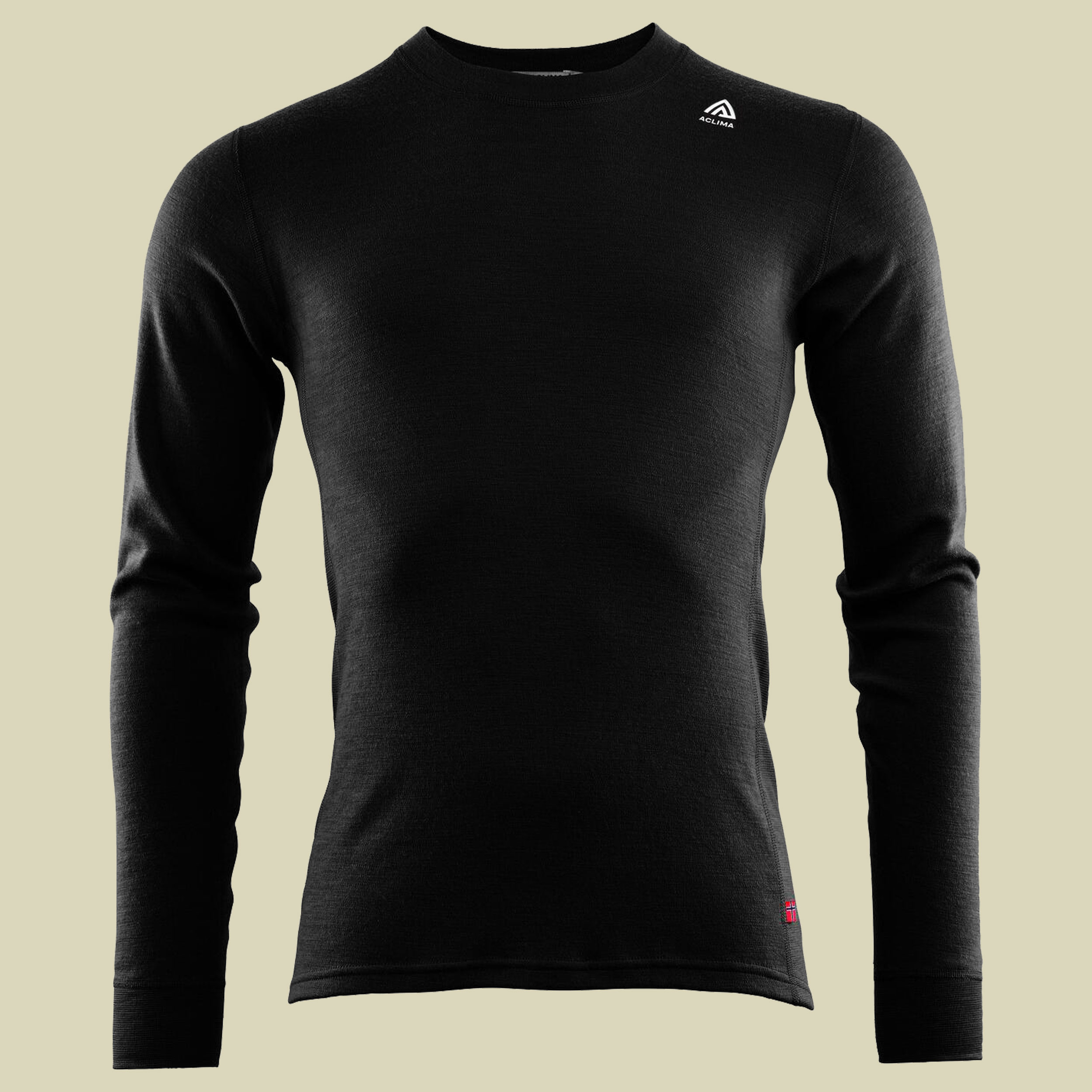 WarmWool Crew Neck Man jet black XXXL