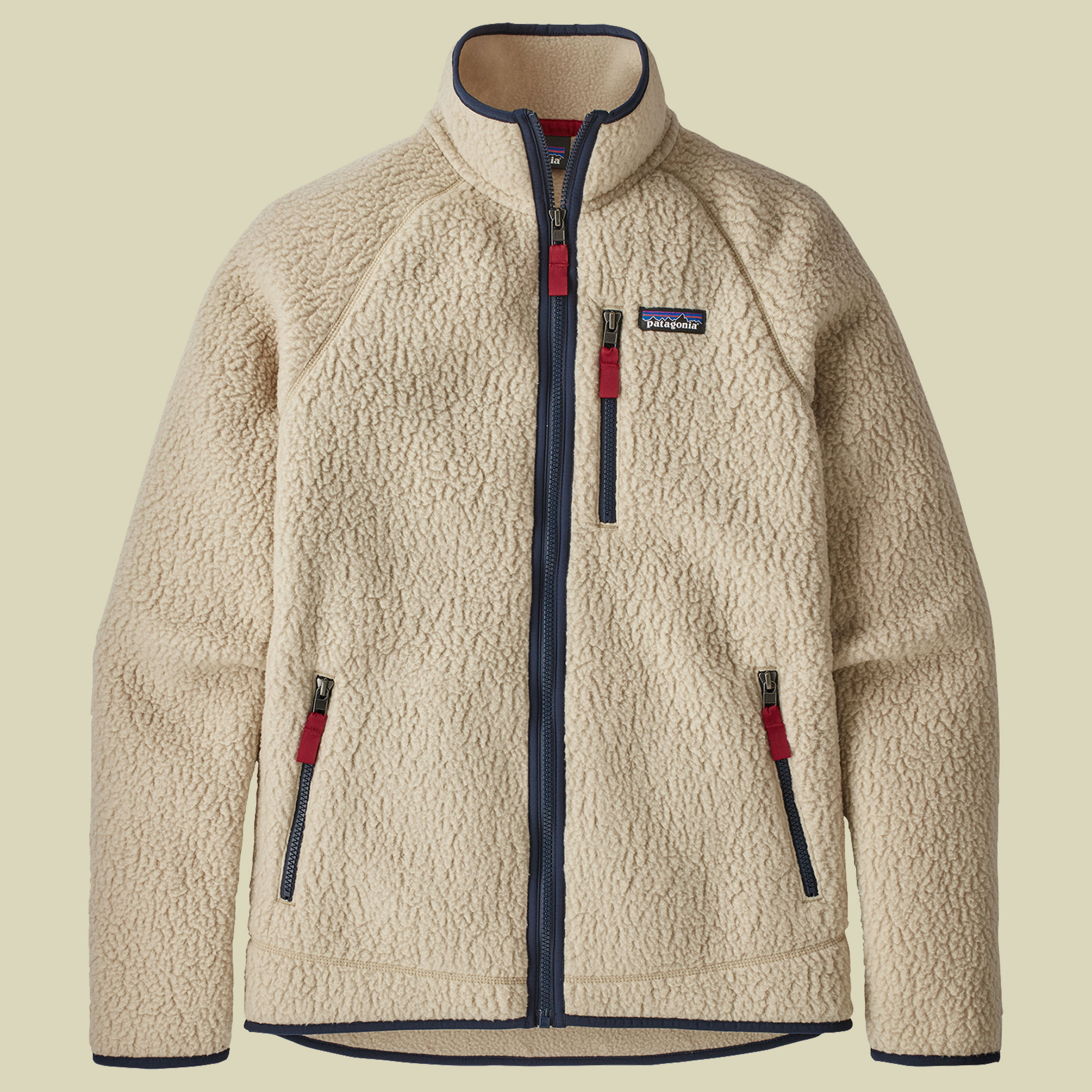 Retro Pile Jacket Men Größe XL Farbe el cap khaki