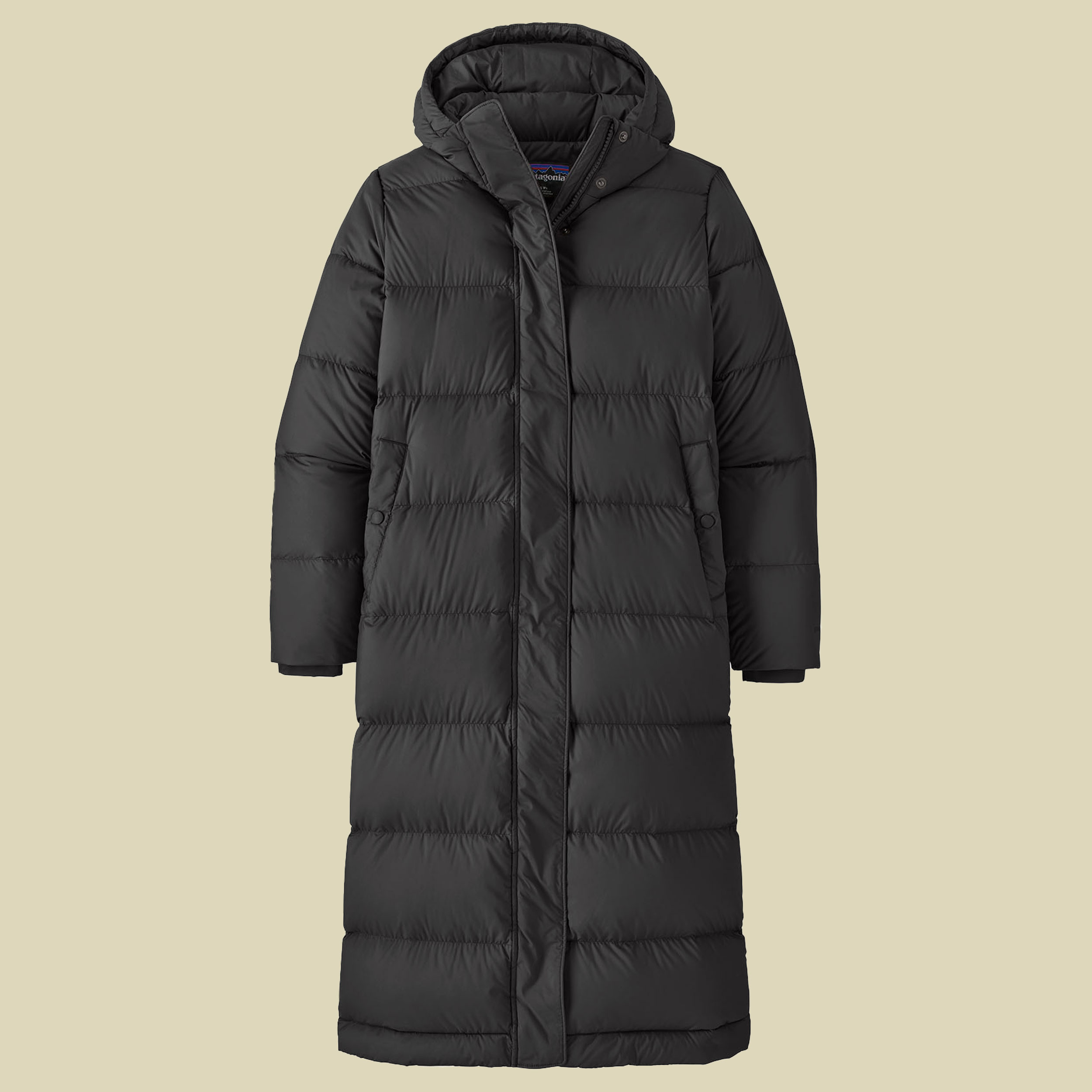 Silent Down Long Parka Women Größe M  Farbe black