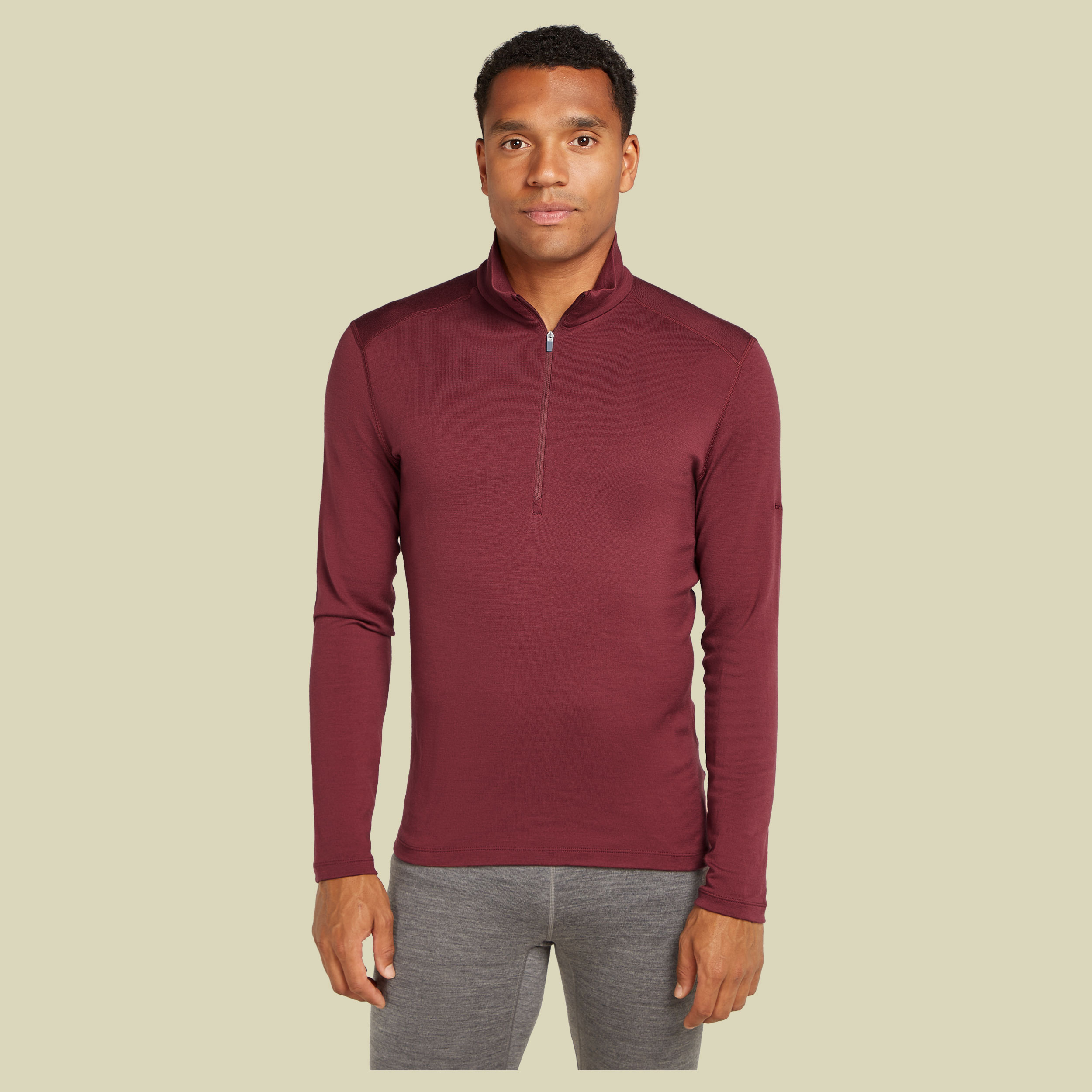 Tech LS Half Zip 260 Men braun XXL - port