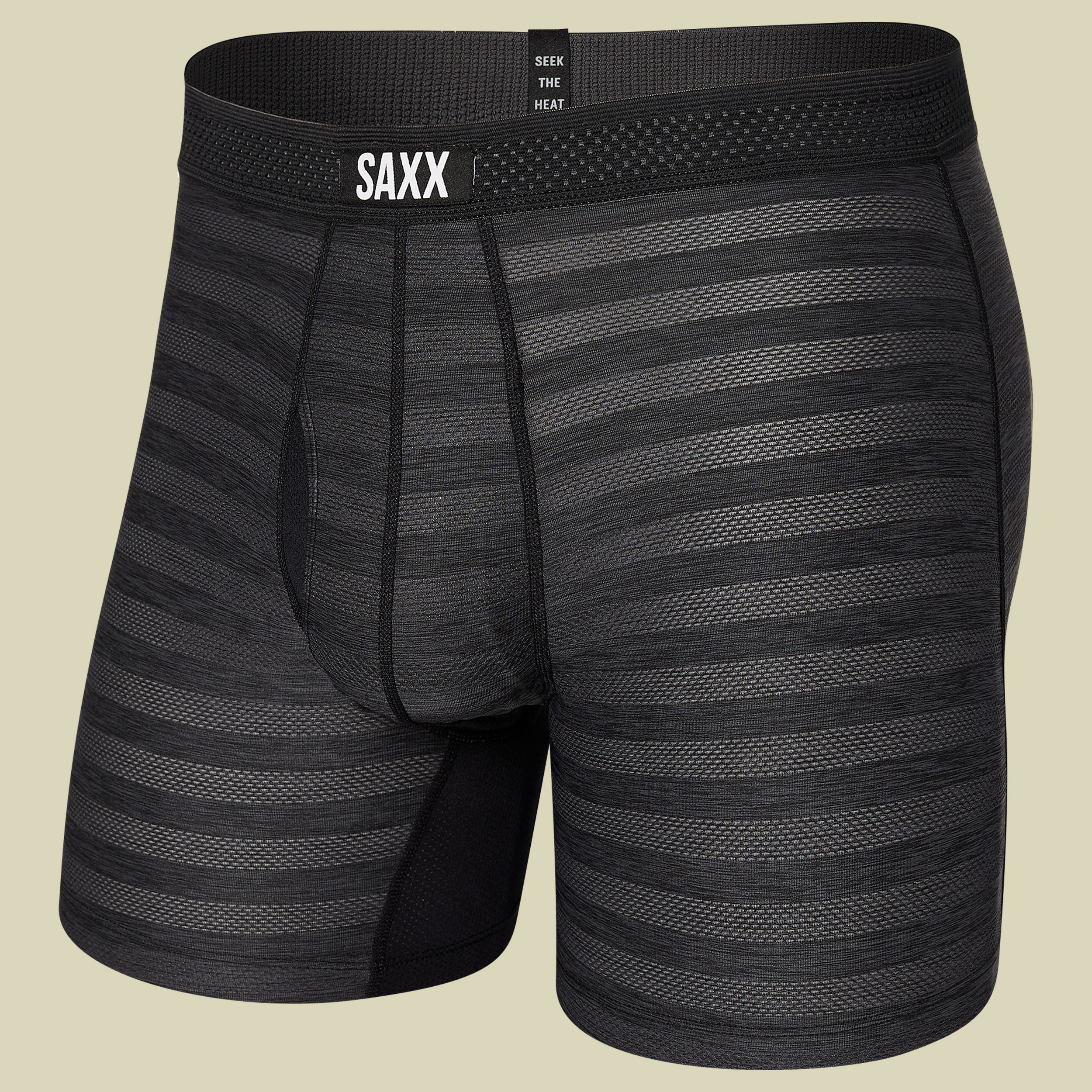 Droptemp Cooling  Mesh Boxer Brief Fly Größe S Farbe black heather