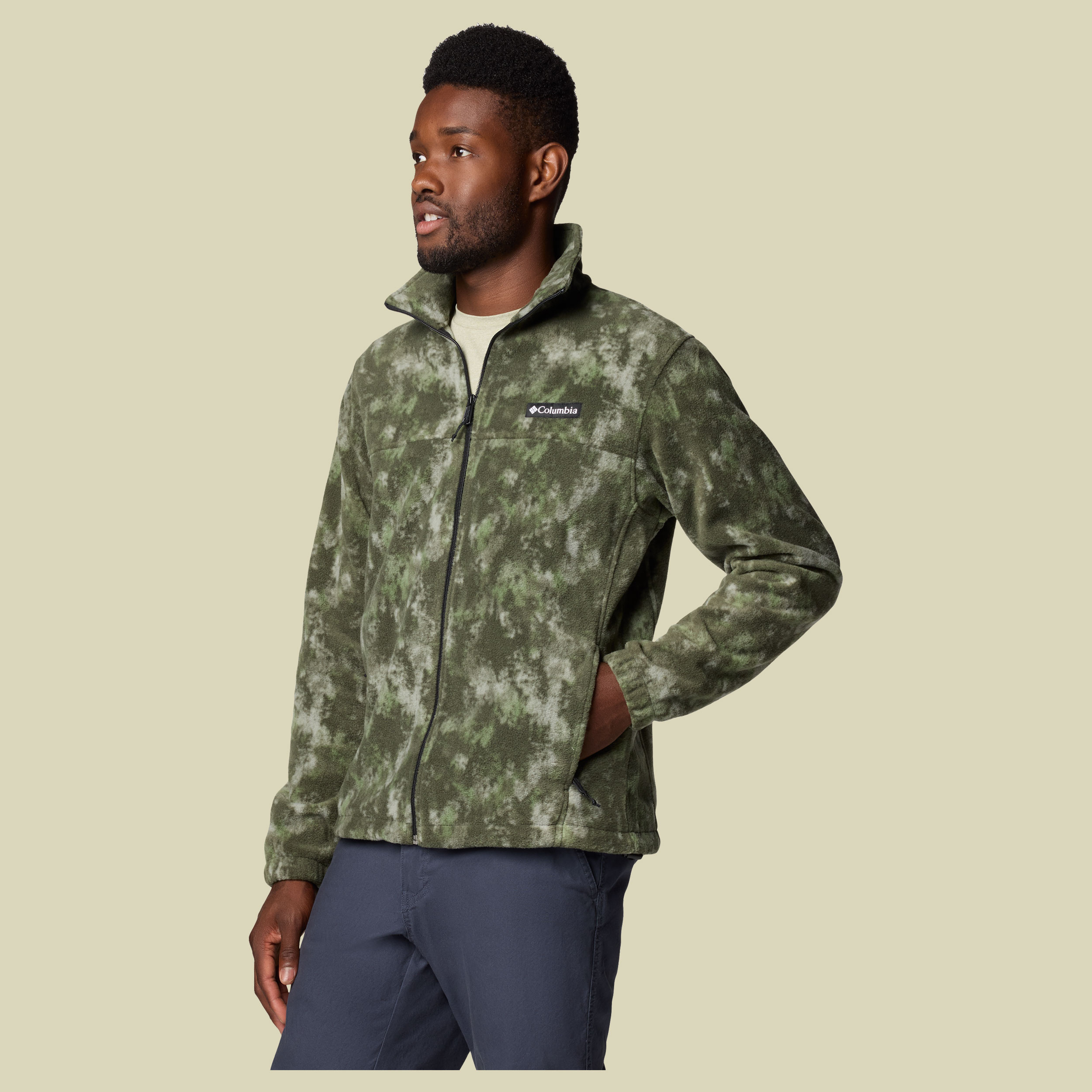 Steens Mountain Printed Jacket Men grün S - Farbe greenscape timberwild