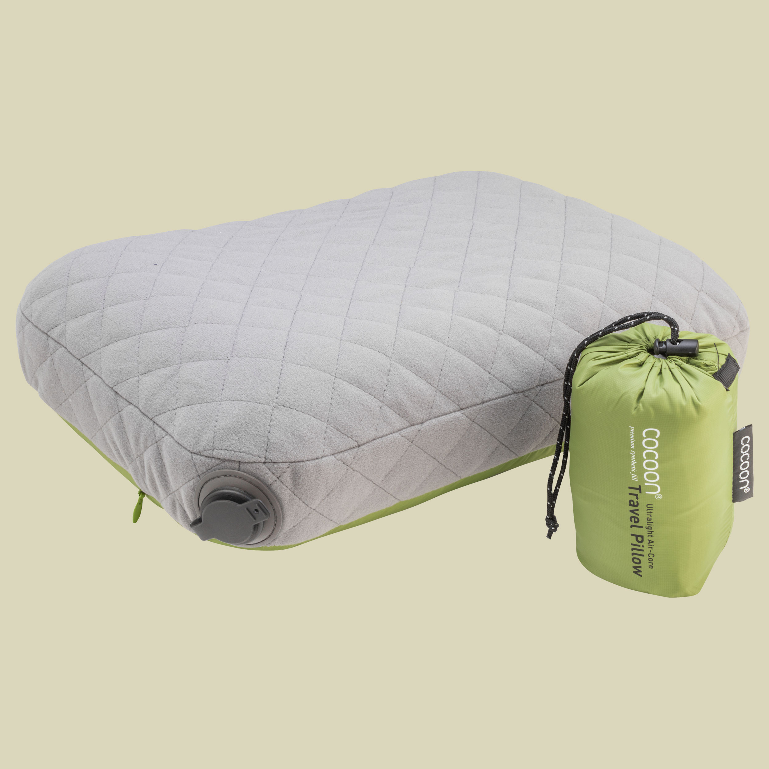 Air-Core Pillow Ultralight Größe 35 x 45 cm Farbe wasabi/grey