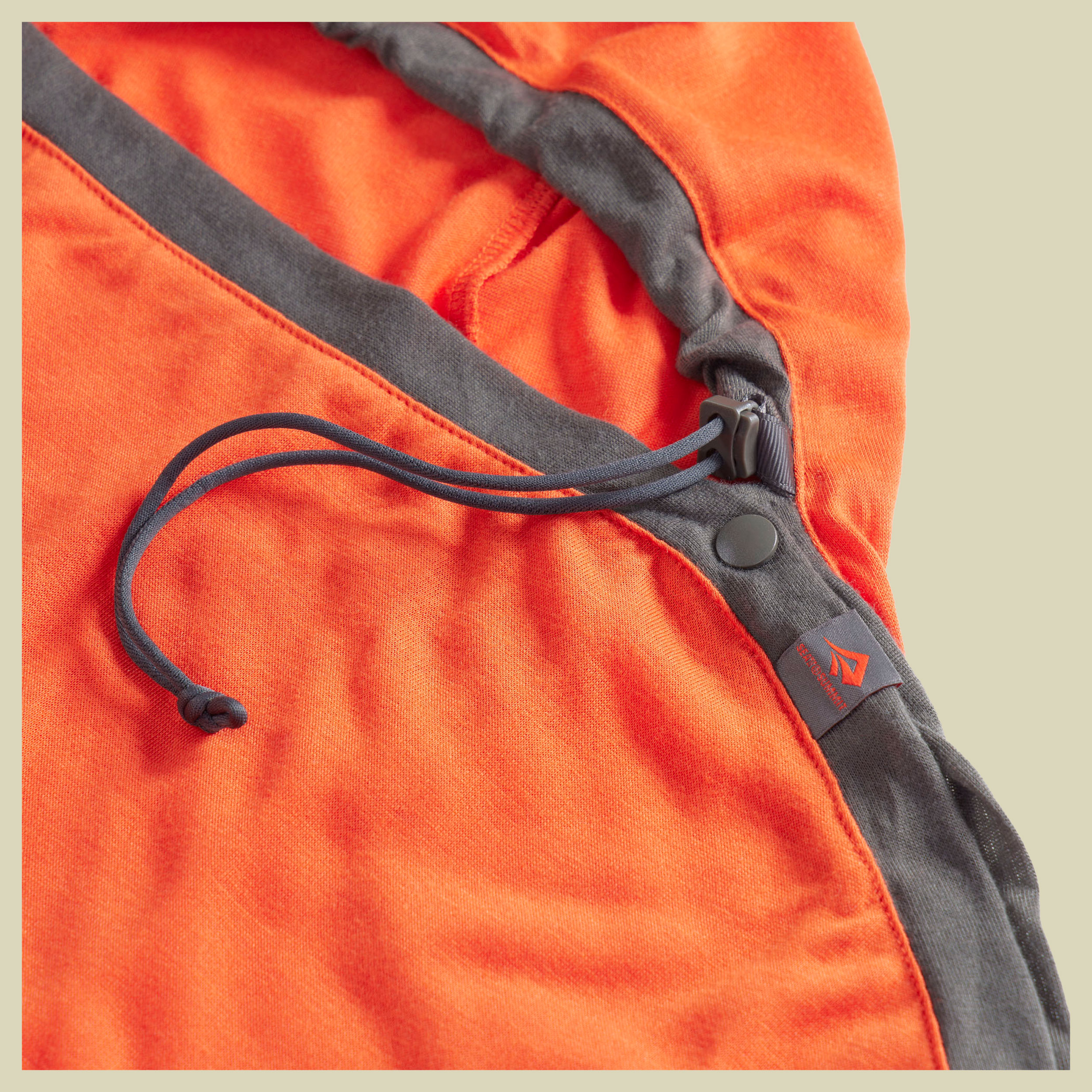 Reactor Extreme Sleeping Bag Liner - Mummy w/ Drawcord orange Standard - spicy orange