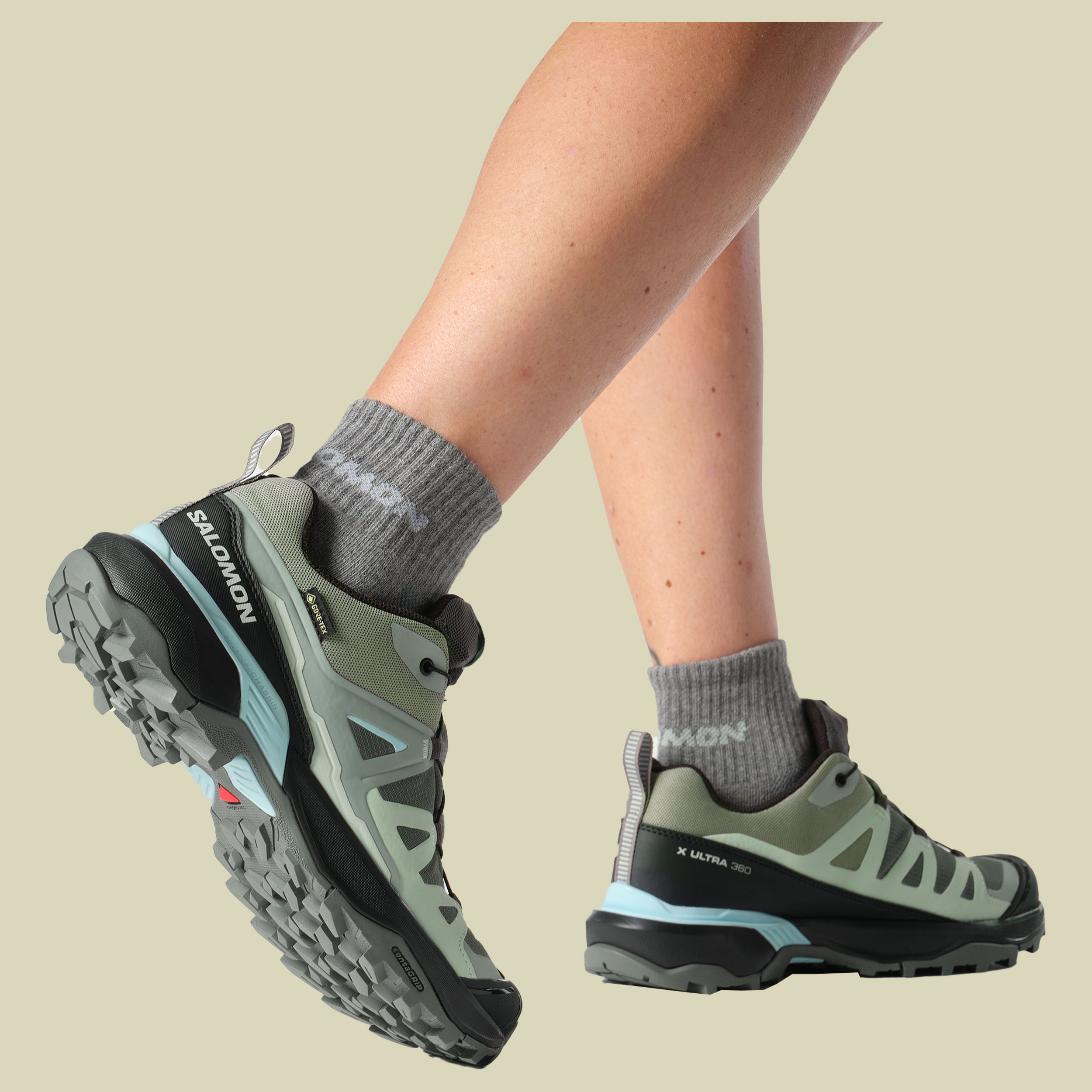 X Ultra 360 GTX Women UK 6 grau - Farbe sedona sage/black/sea foam