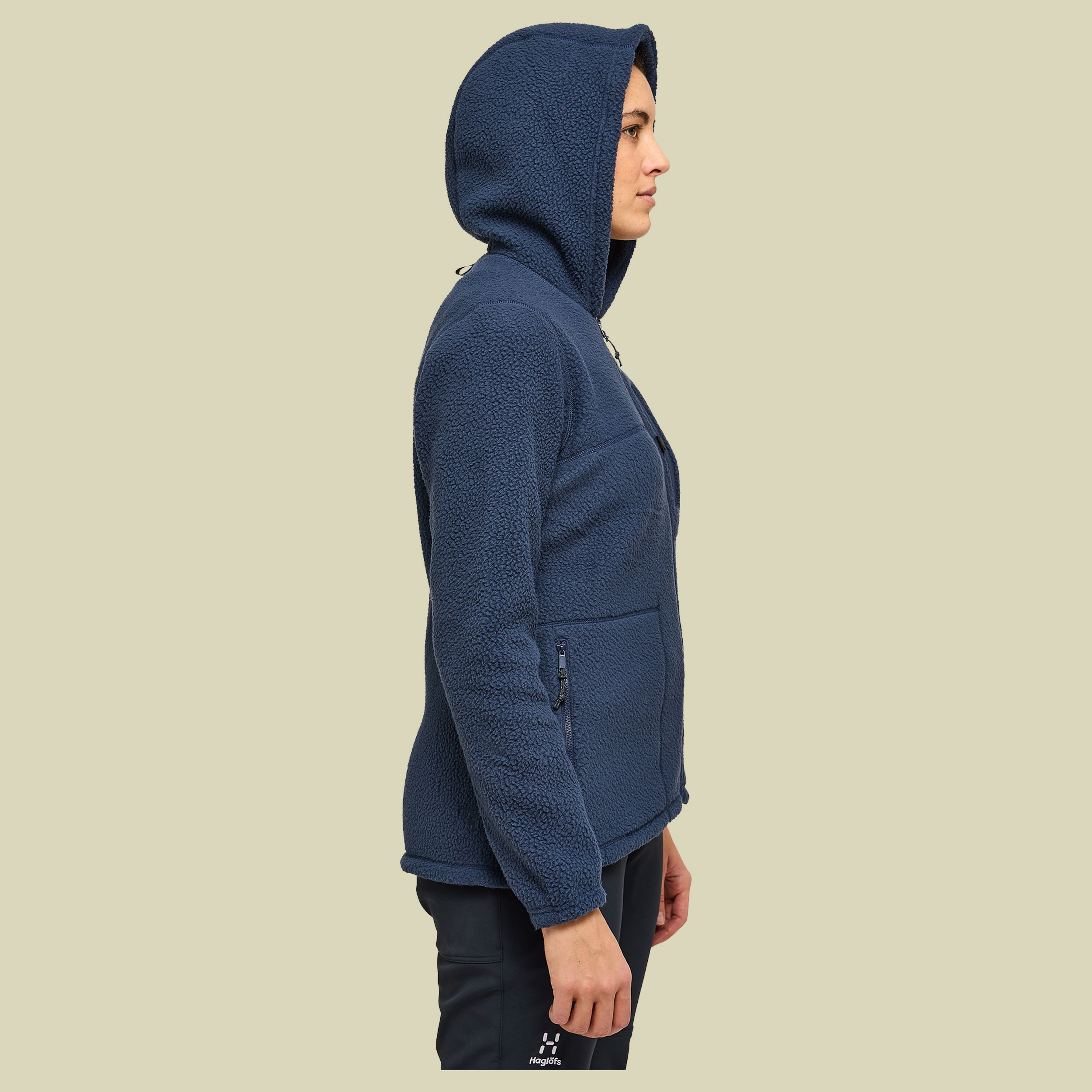 Malung Pile Hood Women Größe S Farbe tarn blue