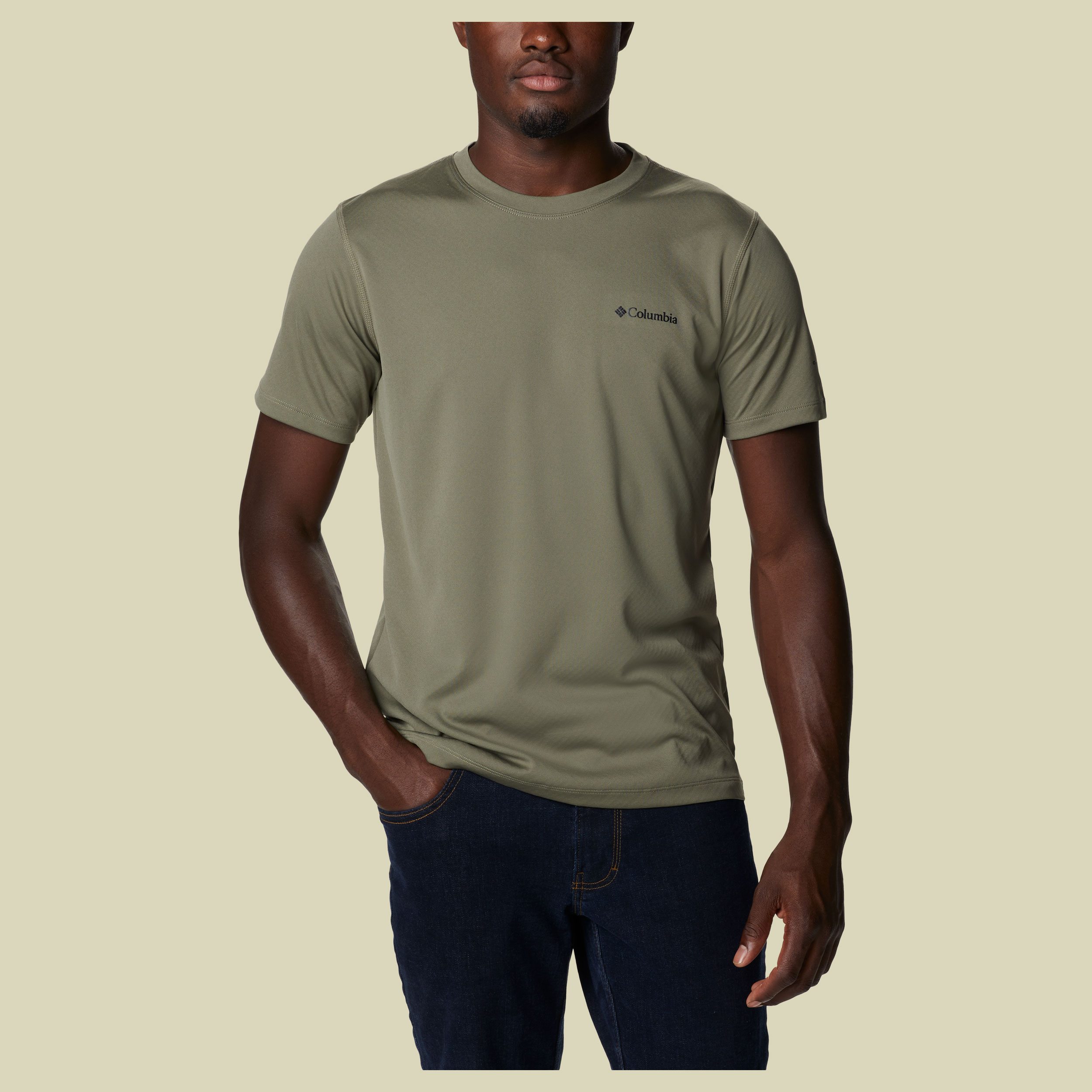 Zero Rules Short Sleeve Shirt Men Größe XL Farbe stone green