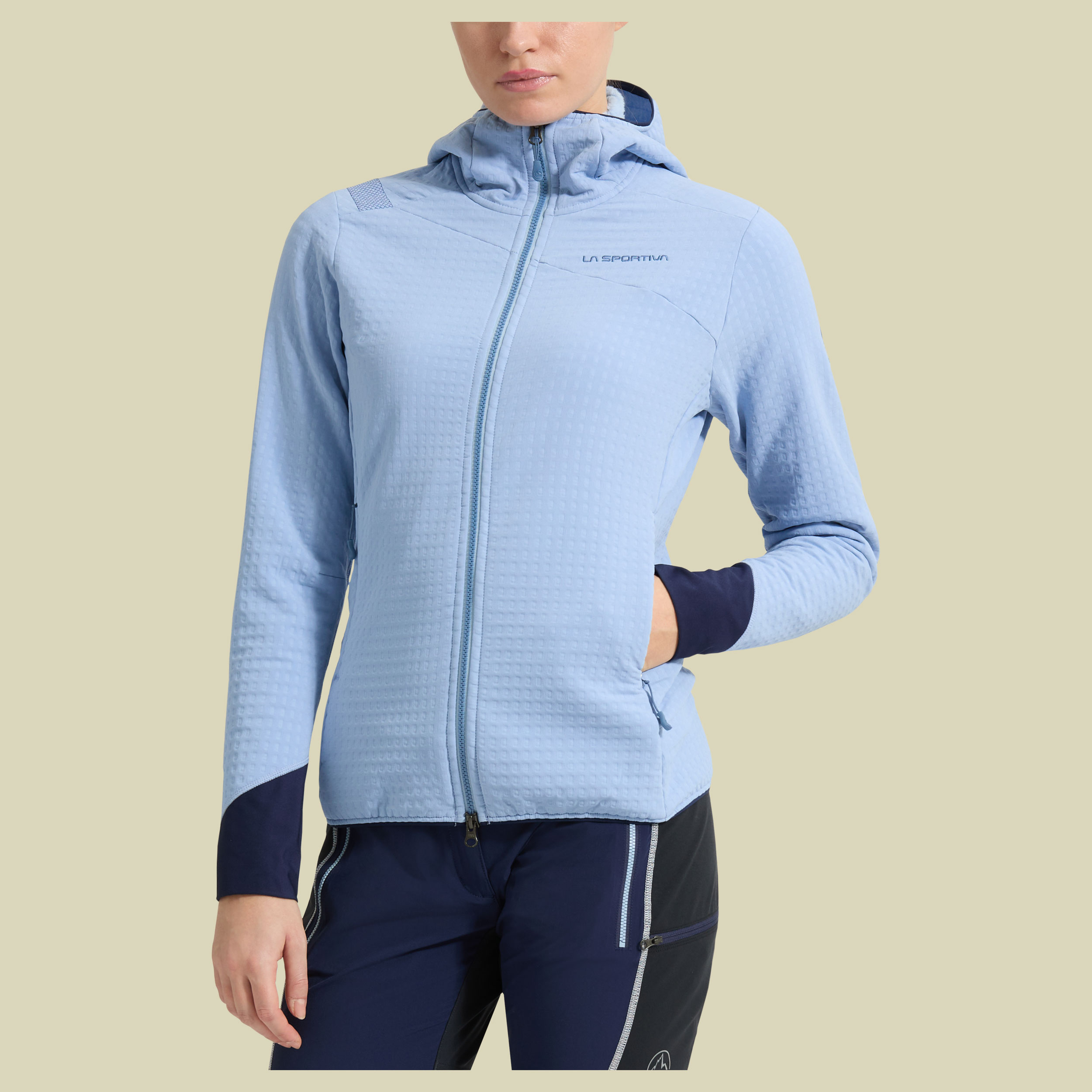 Bristen Thermal Hoody Women S blau - stone-blue/moonlight