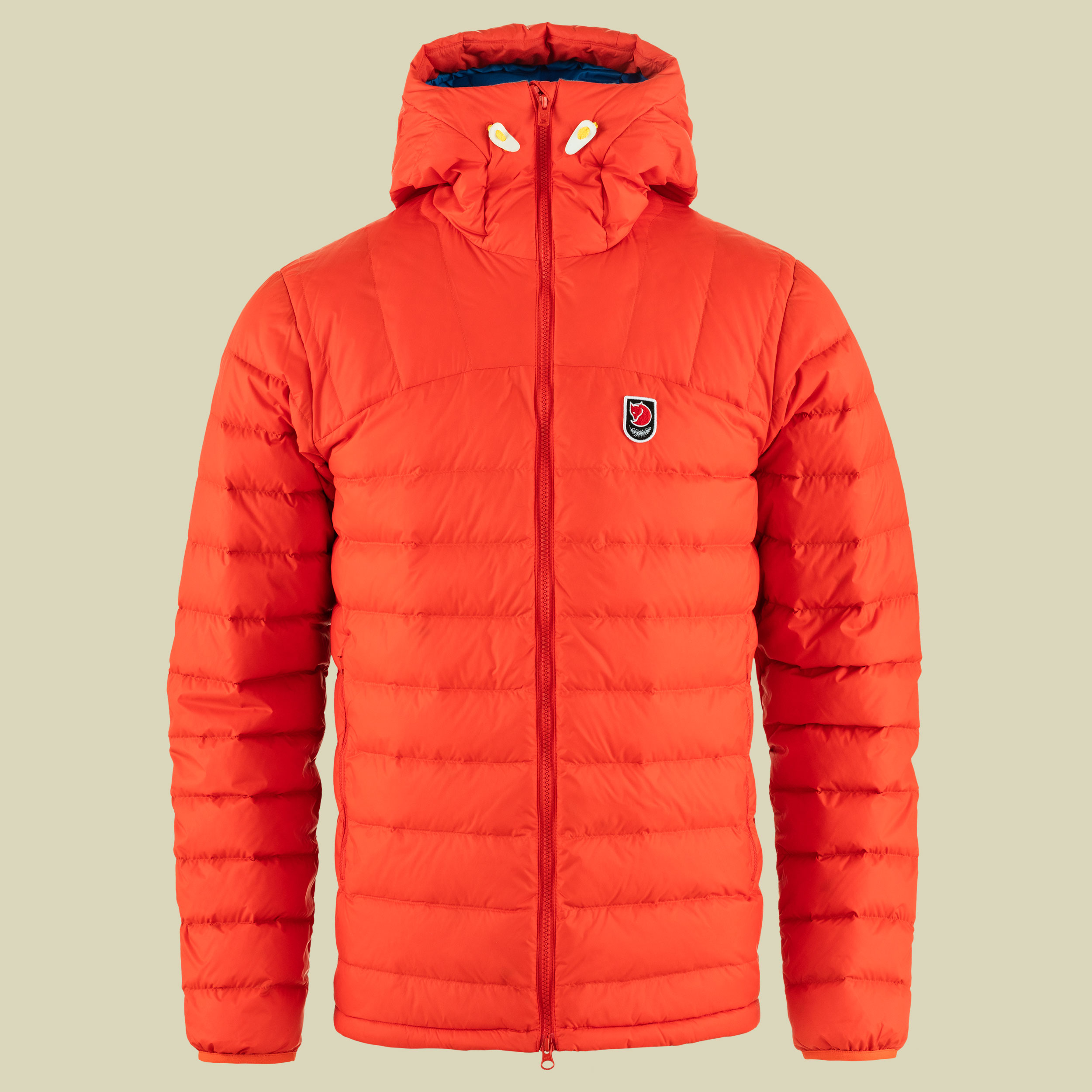 Expedition Pack Down Hoodie Men orange L - Farbe flame orange/UN blue