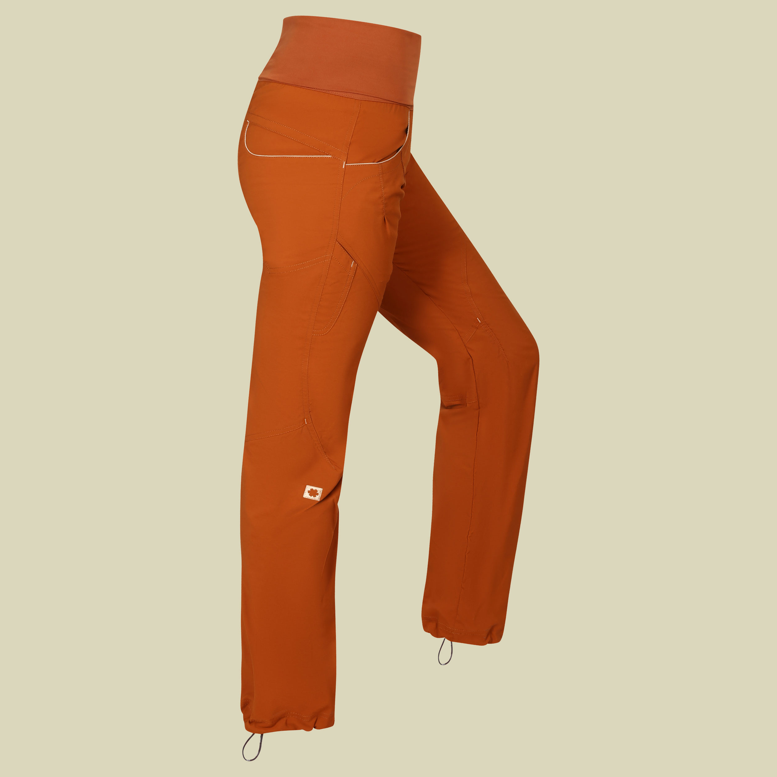 Noya Eco Pants Women orange S - caramel cafe