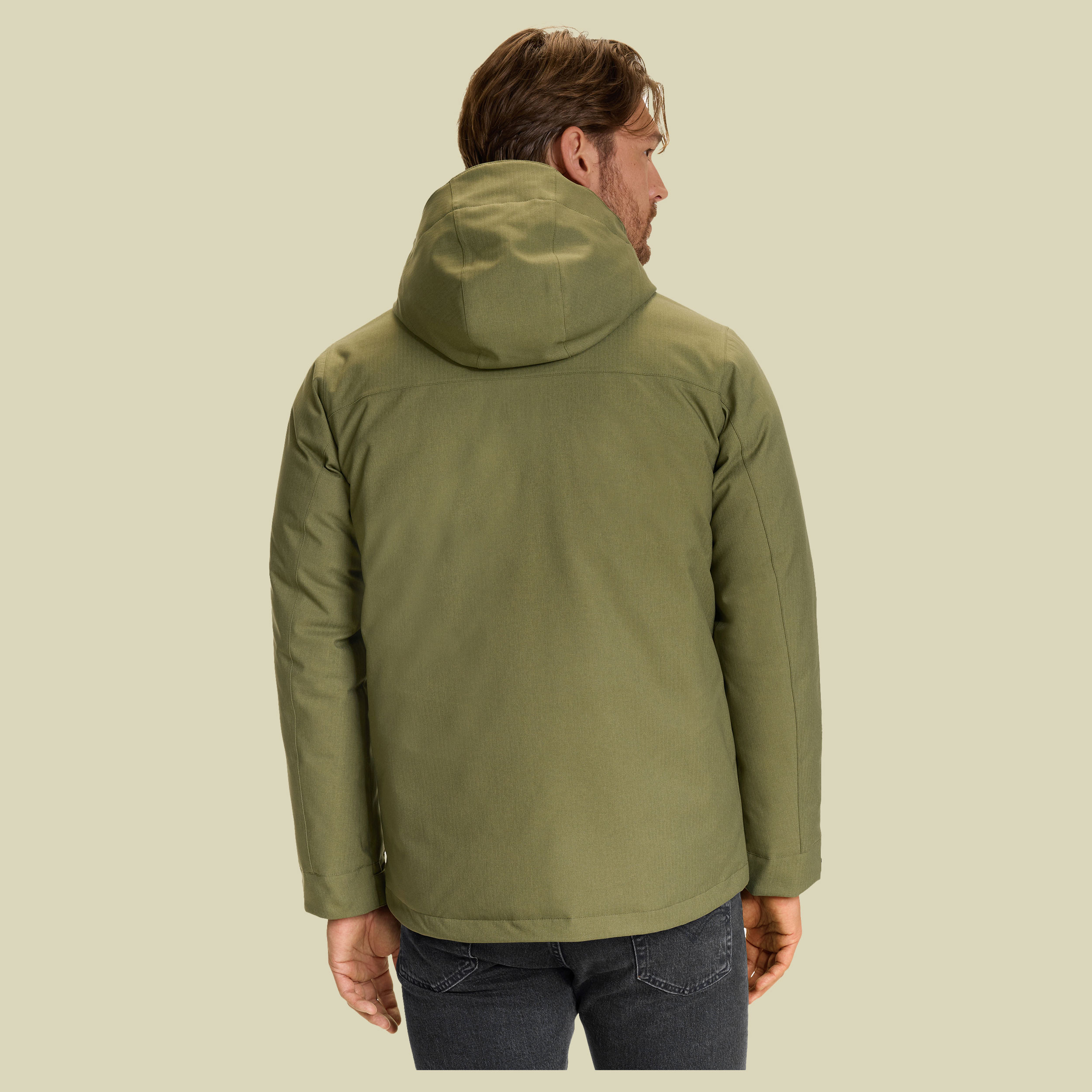 Marton M's Hardshell Down Jacket M grün - winter moss