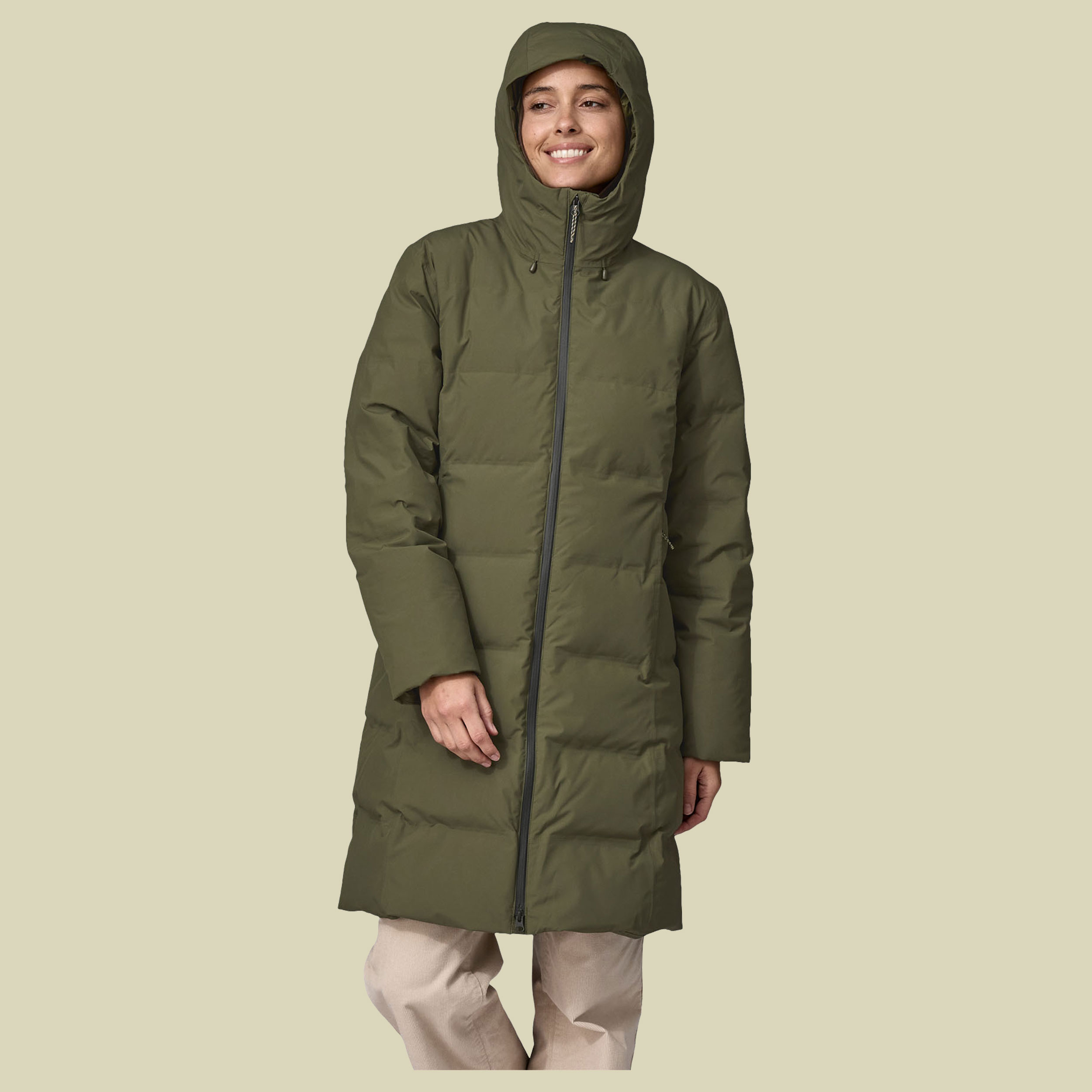 Jackson Glacier Parka Women L grün - basin green