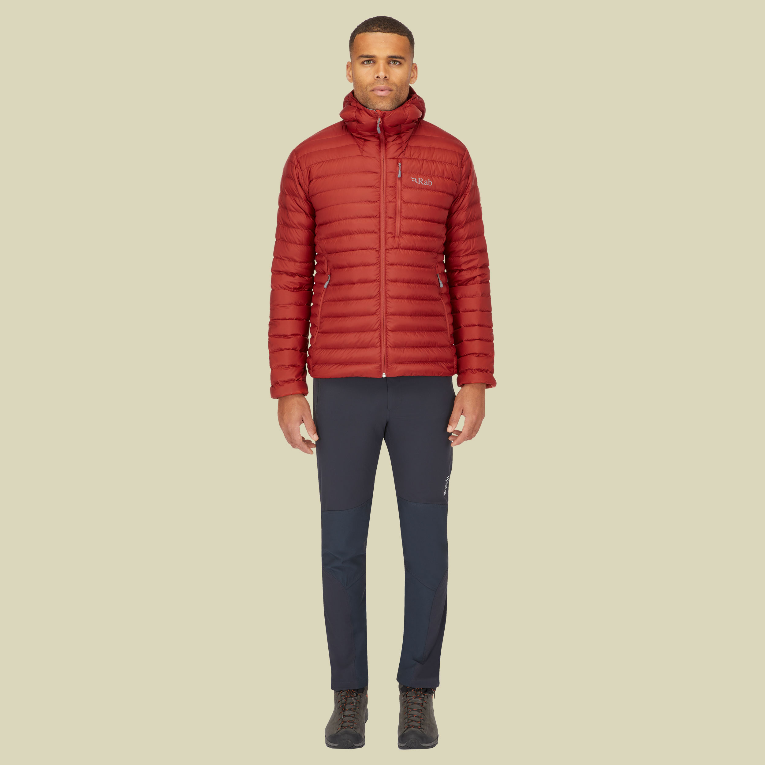 Microlight Alpine Jacket Men rot M - tuscan red