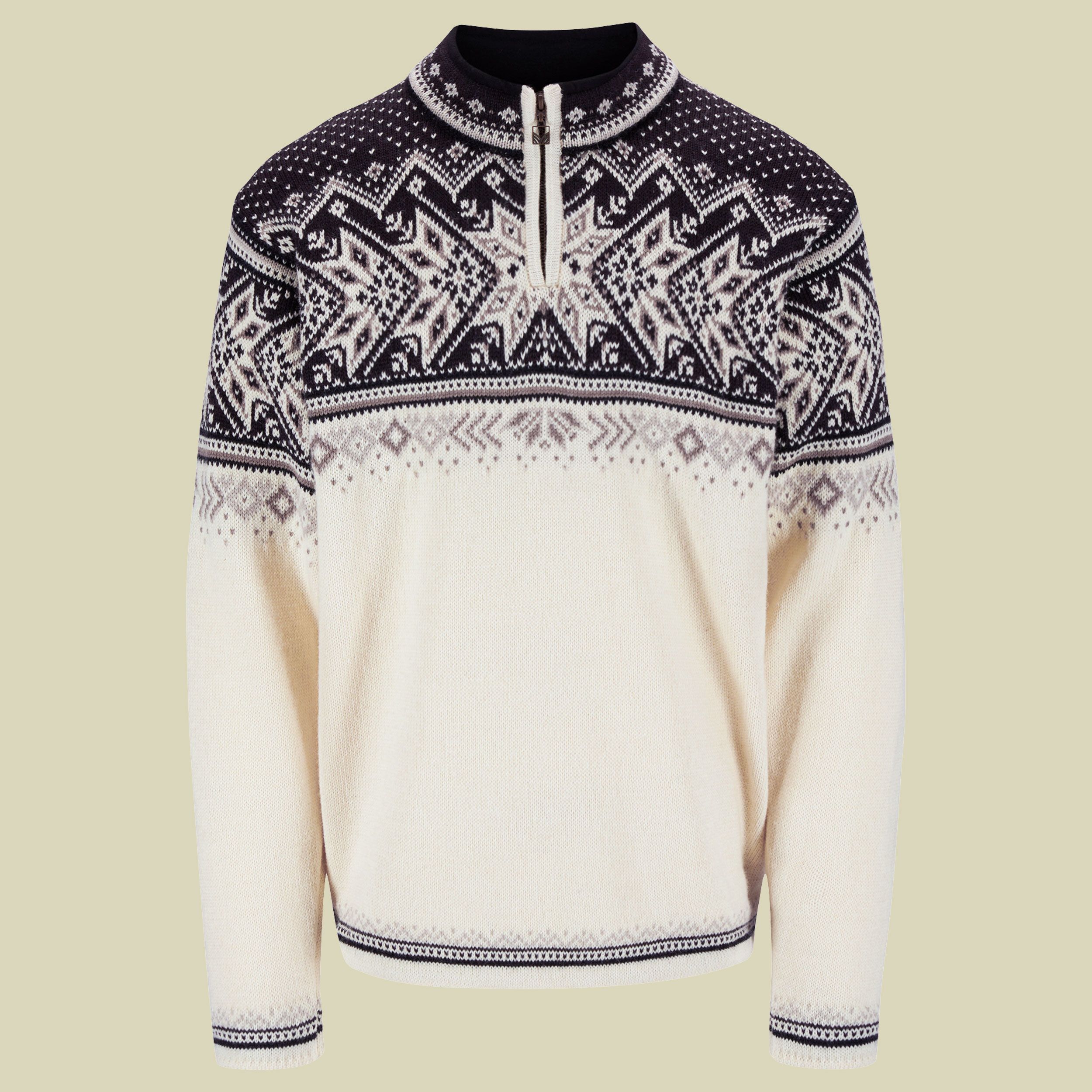 Vail Sweater Men beige XL - Farbe offwhite coffee mountainstone