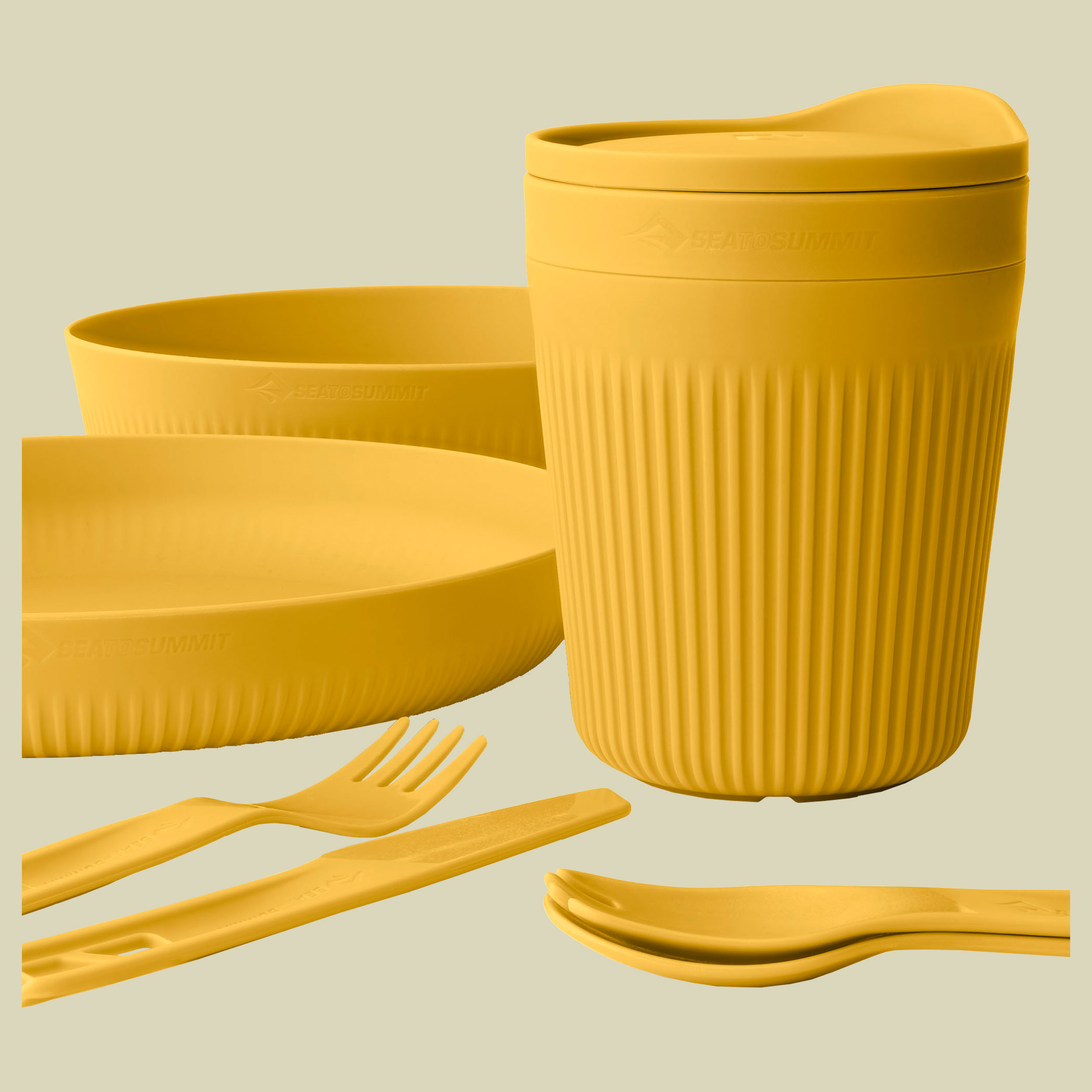 Passage Dinnerware Set [1P] 7 piece 1 Person gelb - yellow