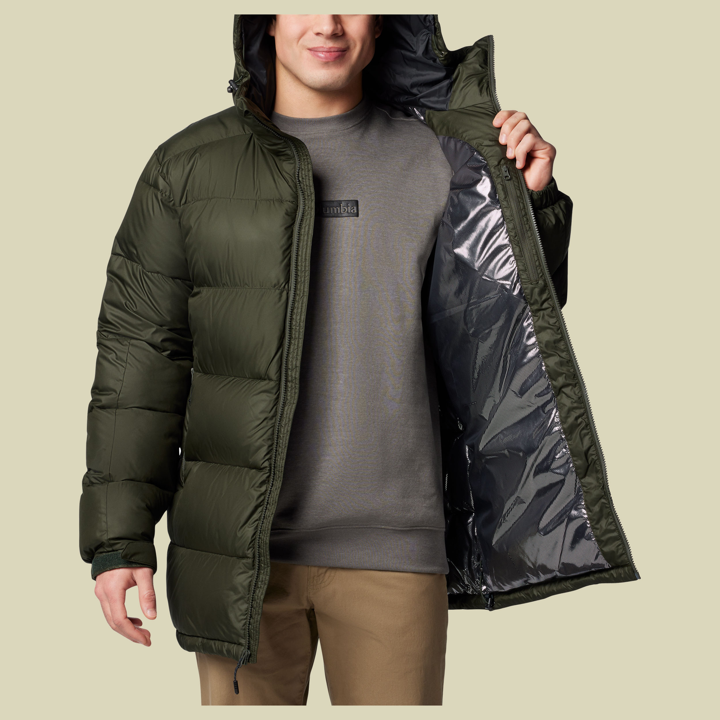 Pike Lake Parka Men grün S - Farbe greenscape