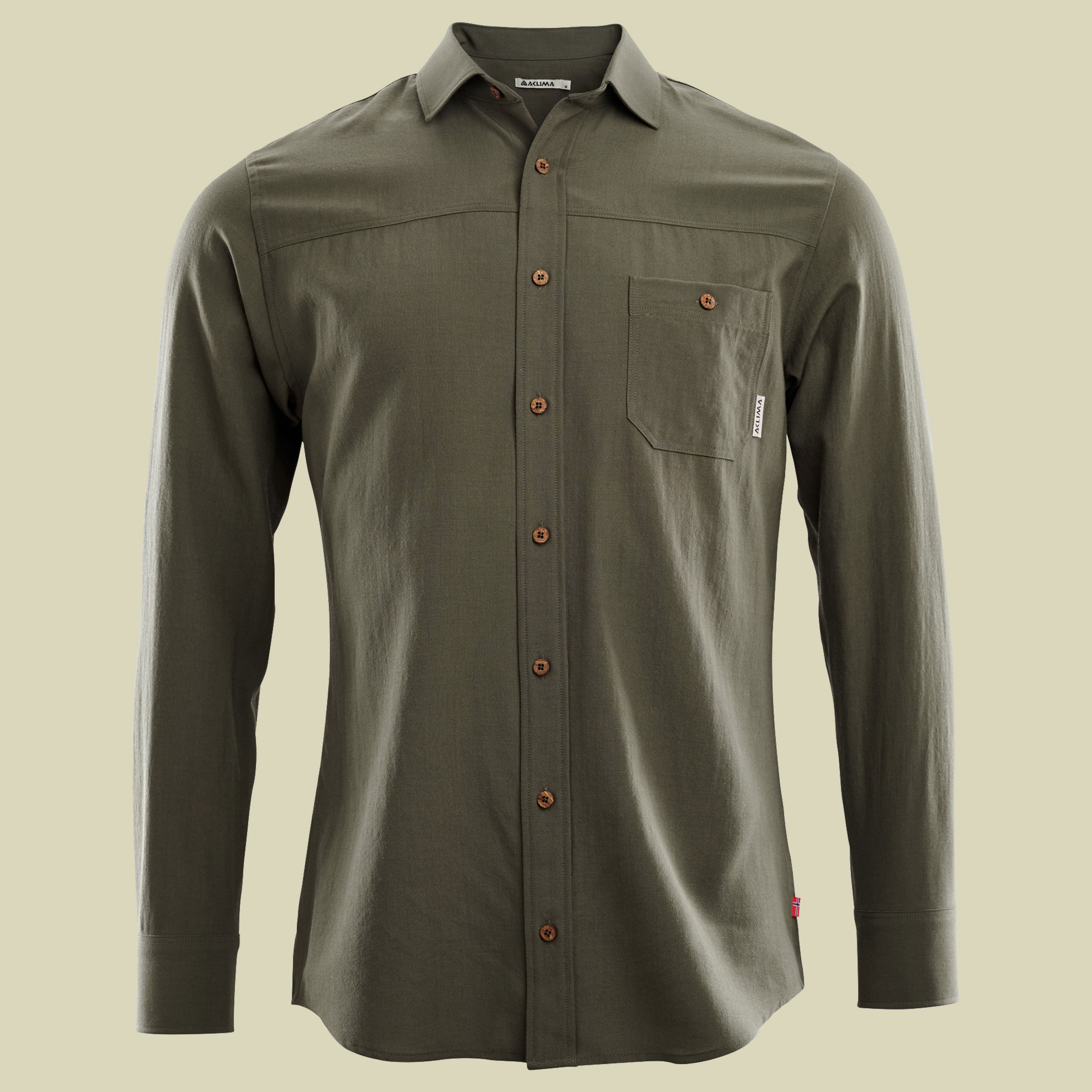 LeisureWool Woven Wool Shirt Men